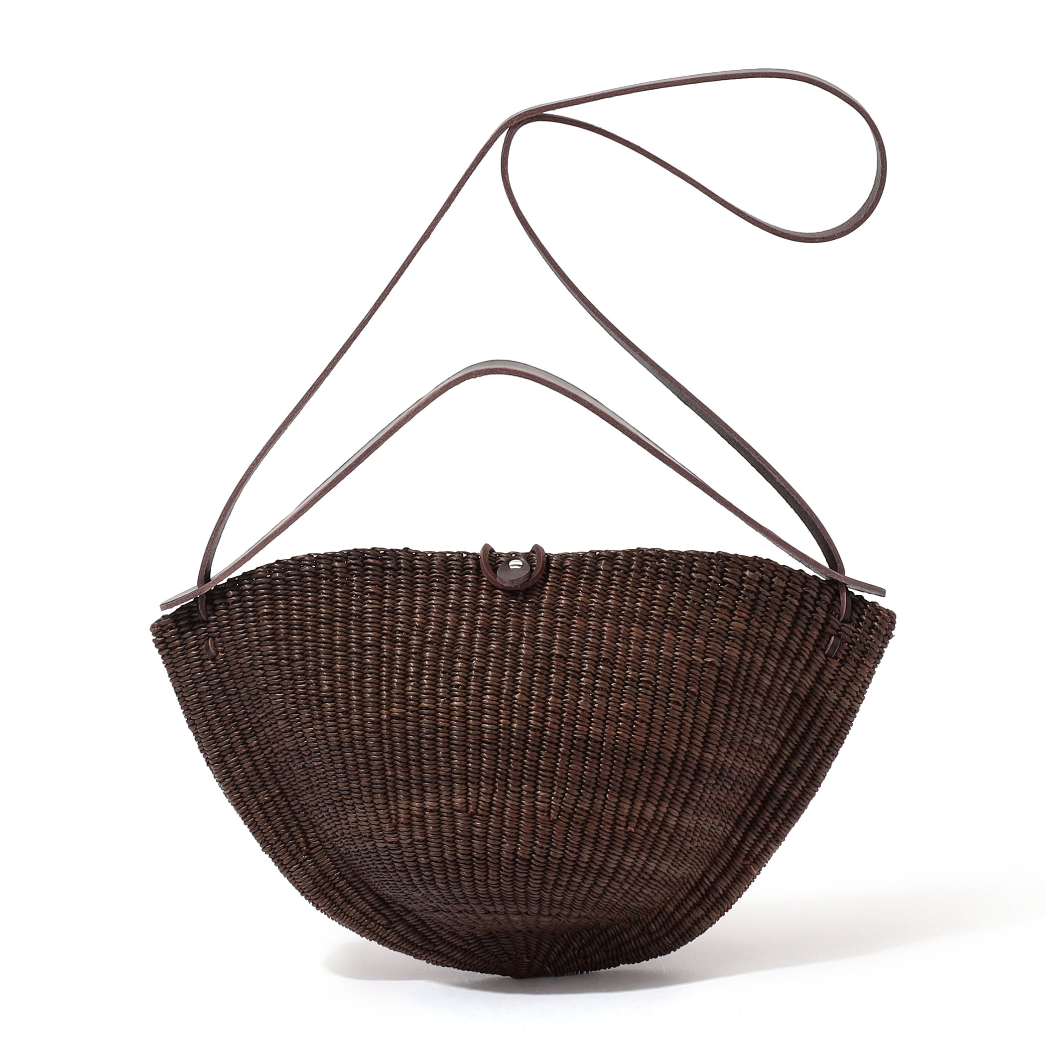 INES BRESSAND MEDIUM WALNUT ショルダーバッグ