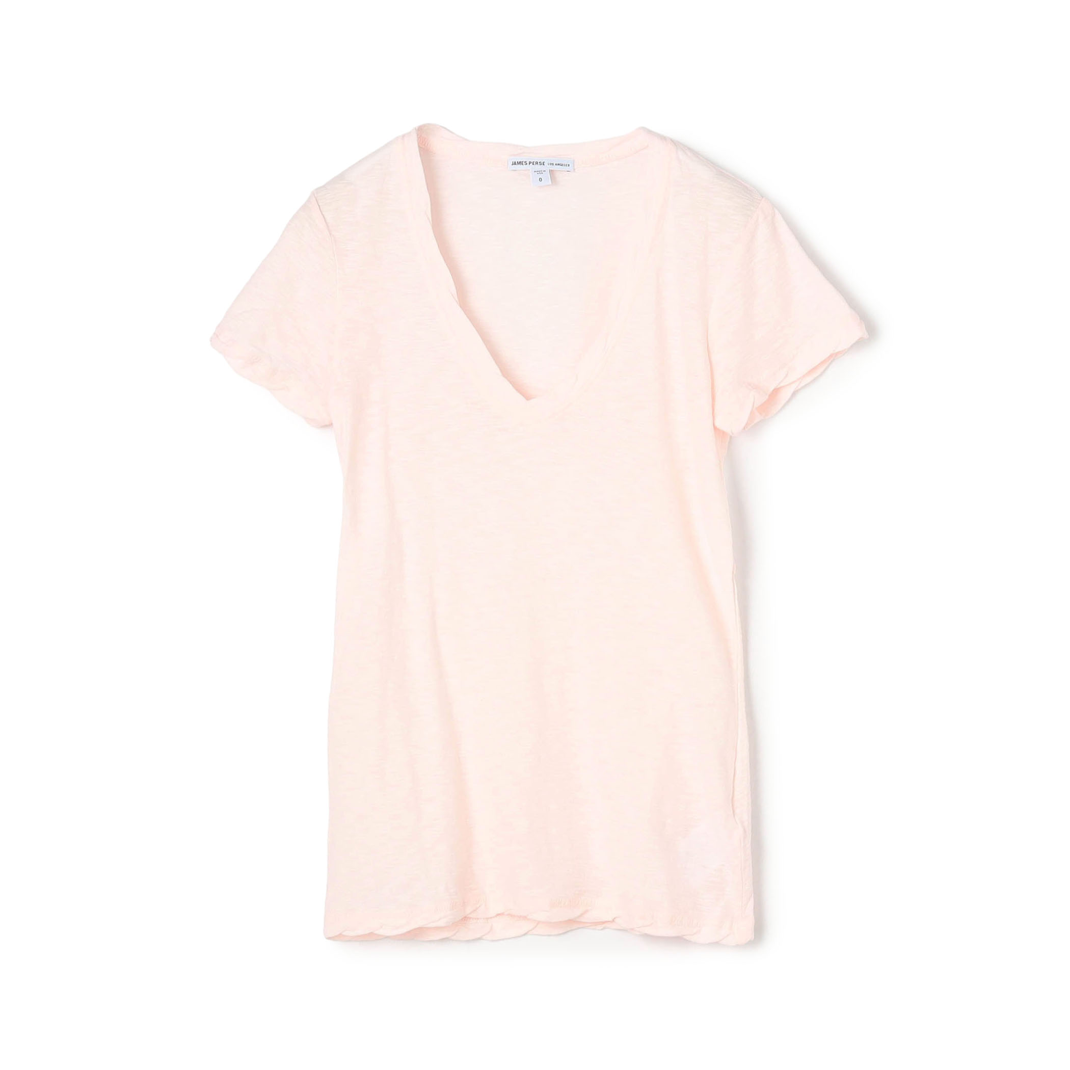 スラブジャージー ＶネックＴシャツ WUA3695