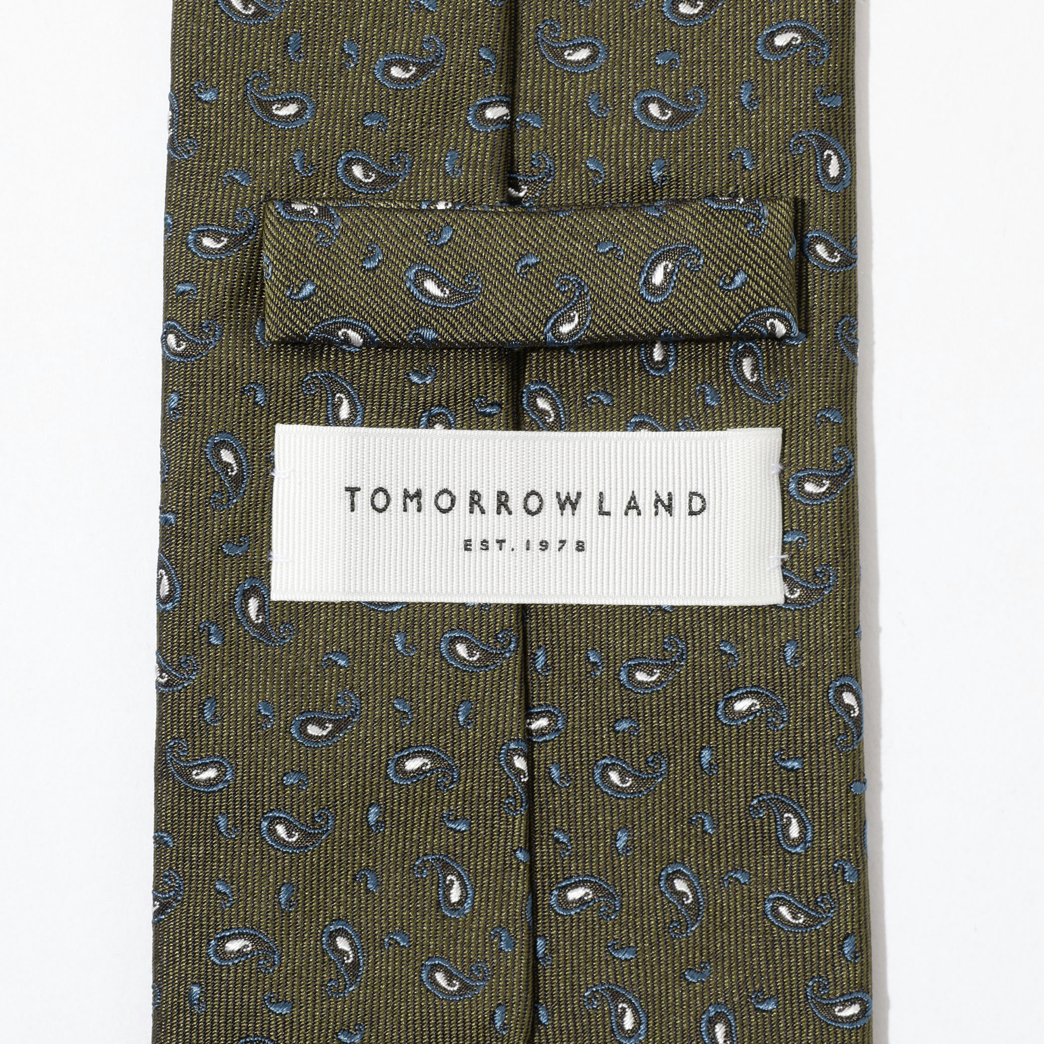 TOMORROWLAND シルクジャガード ペイズリーネクタイ｜トゥモローランド