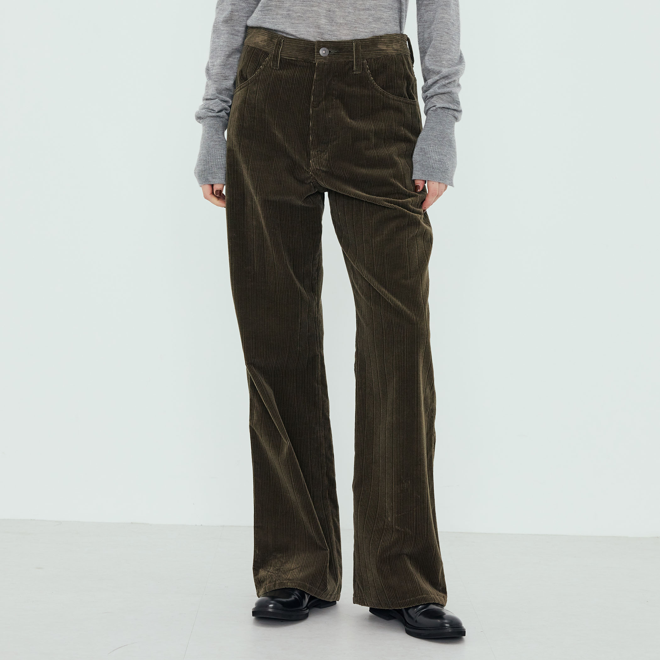 CABAN コットンコーデュロイワイドパンツ トゥモローランド コットンコーデュロイパンツ｜トゥモローランド 公式通販