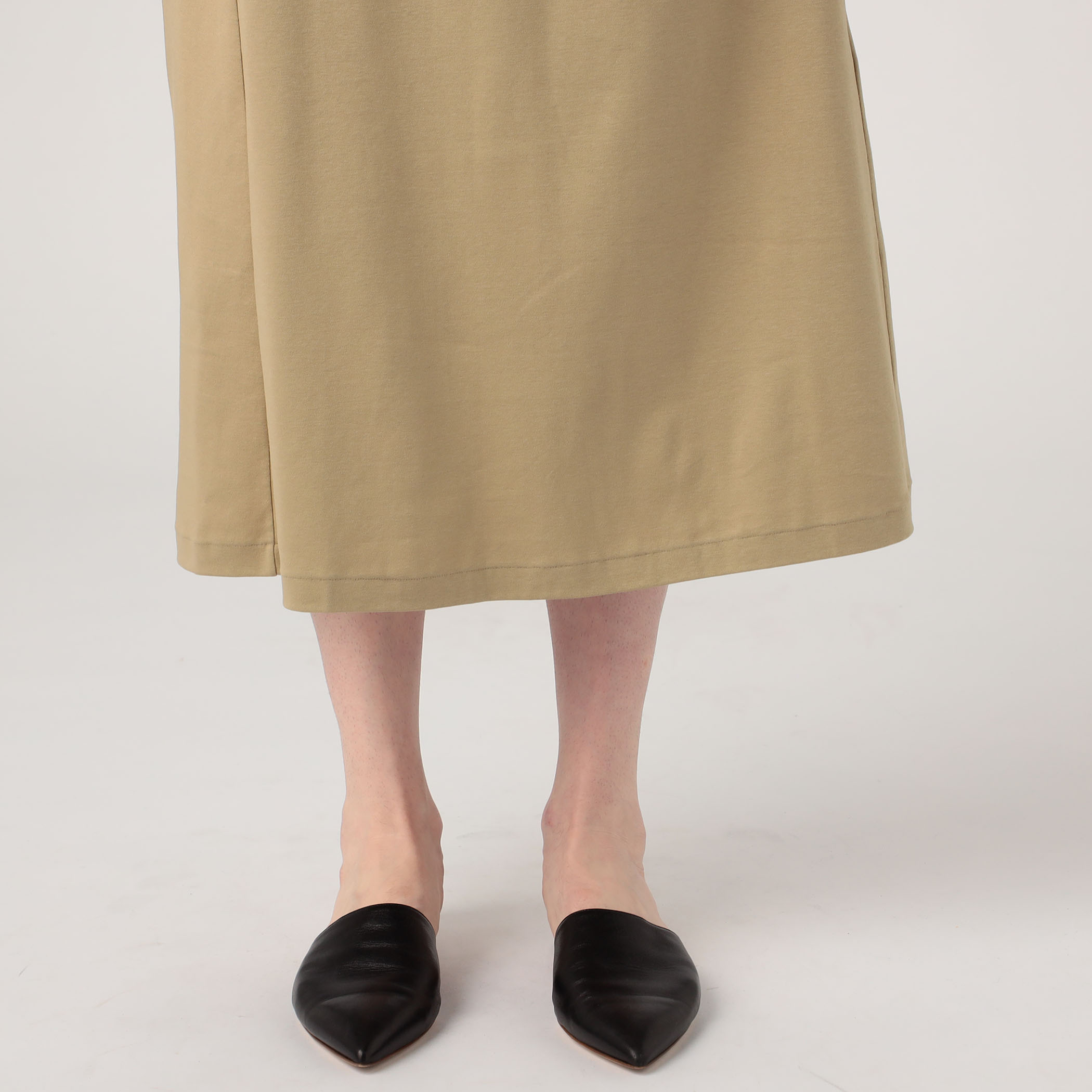 SMOOTH JERSEY DRESS コットン スムースジャージーワンピース 