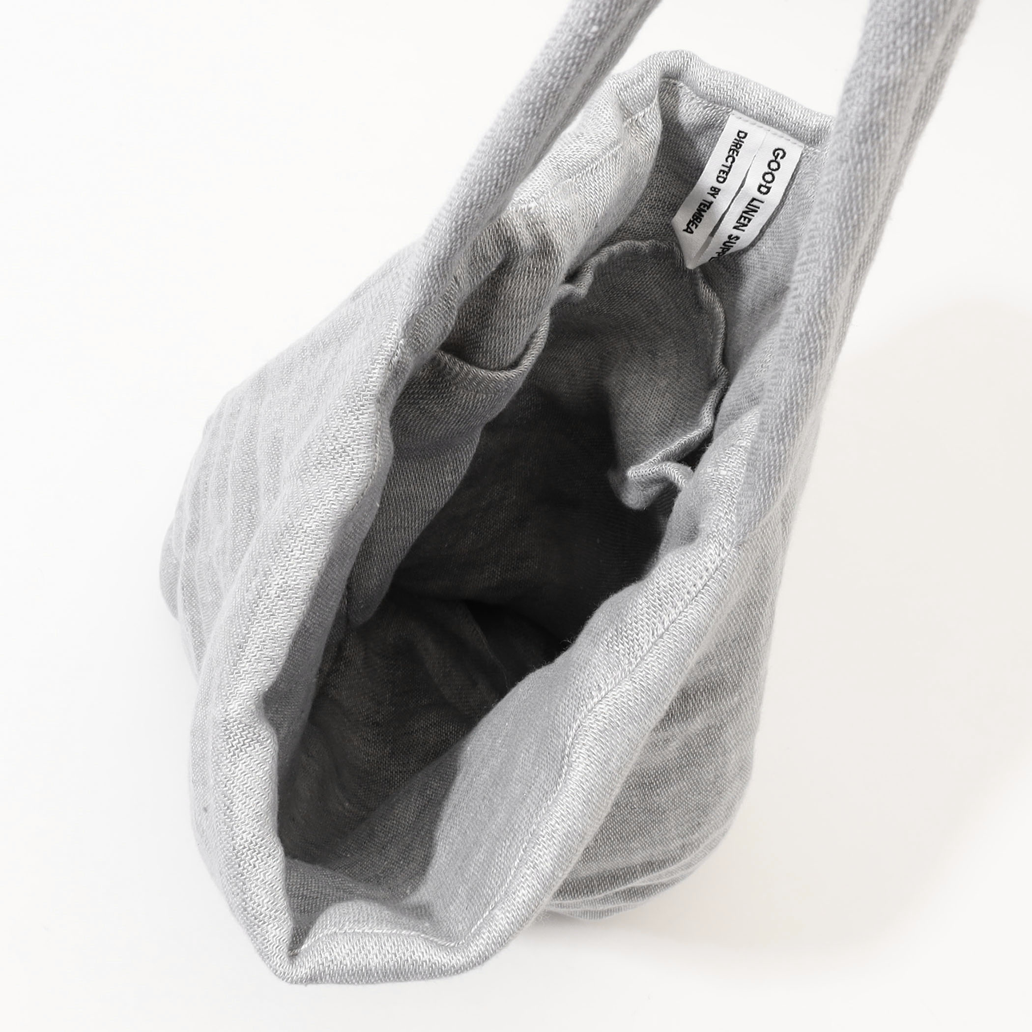 WEB限定・別注】GOOD LINEN SUPPLY TOTE M SATIN リネントートバッグ