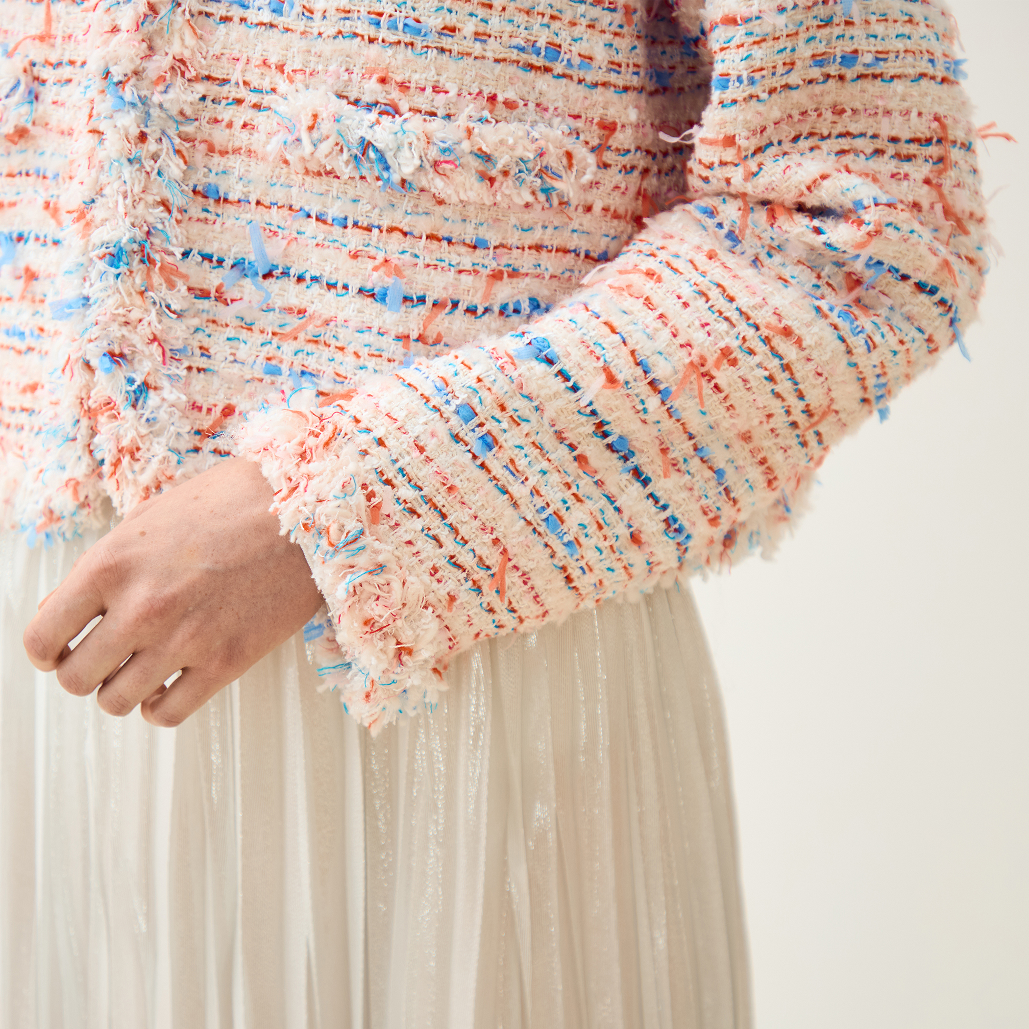 フロッシュファンシー フリンジカラーレスジャケット