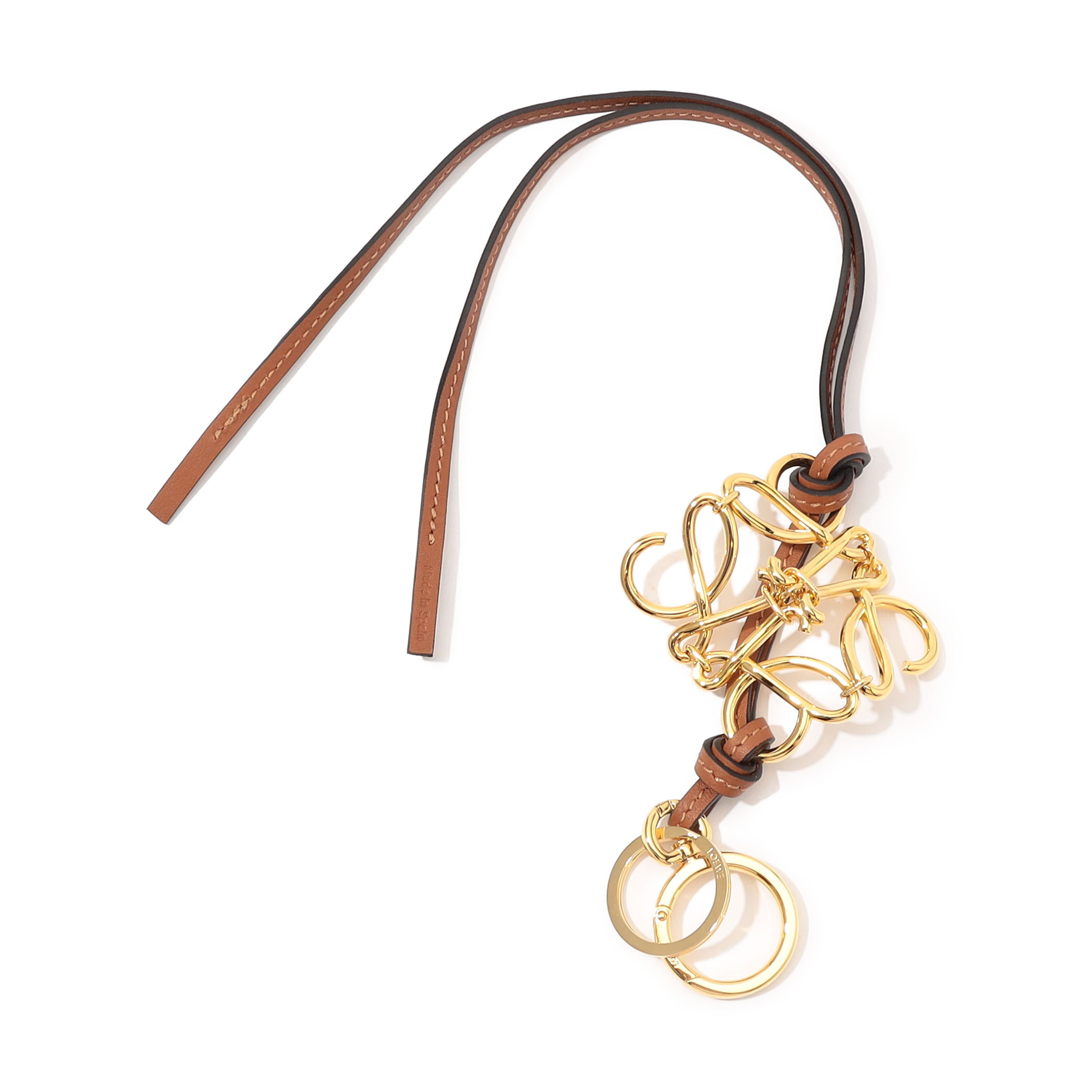 LOEWE METALLIC ANAGRAM CHARM