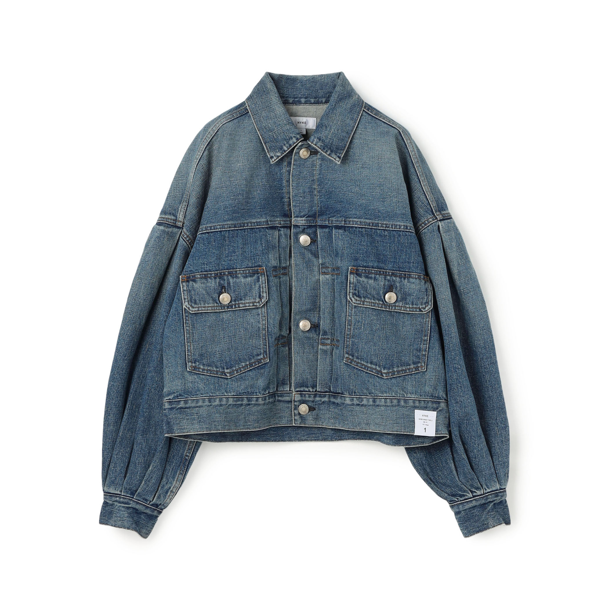 HYKE BALLOON SLEEVE DENIM JACKET TYPE 2 デニムジャケット