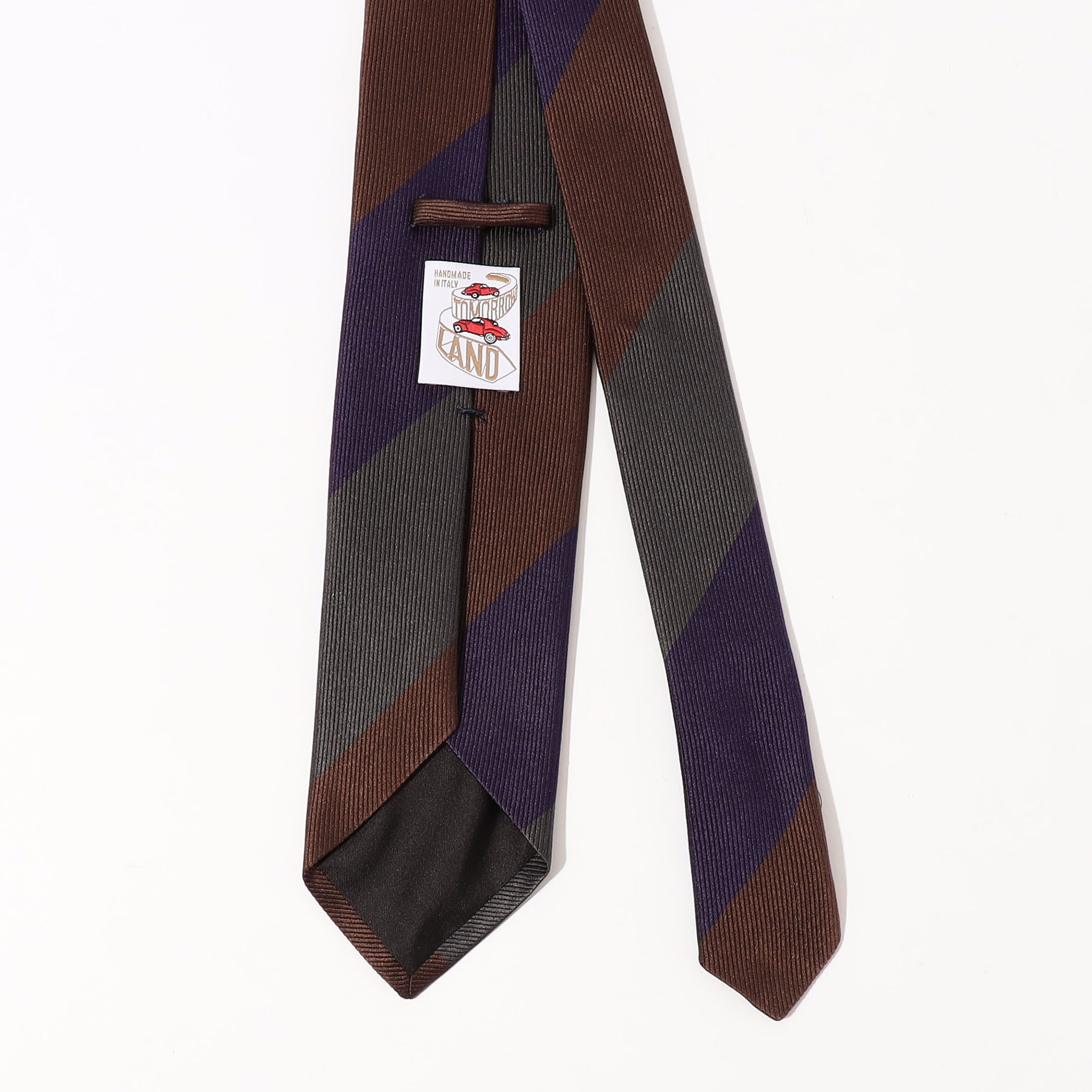 TOMORROWLAND MADE IN ITALY シルク ブワイドストライプ ネクタイ