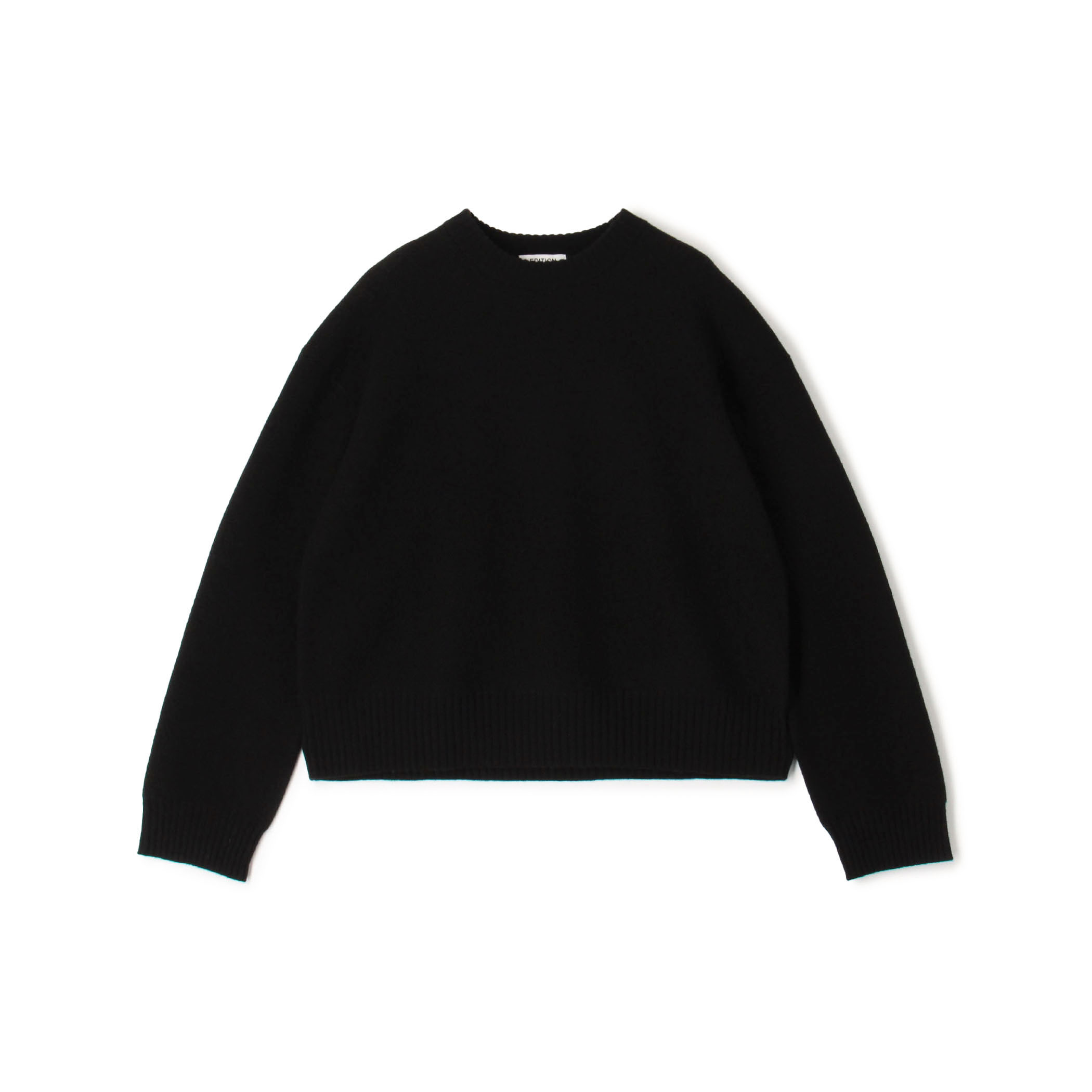 【WEB先行予約】フェルテッドウール クルーネックニット