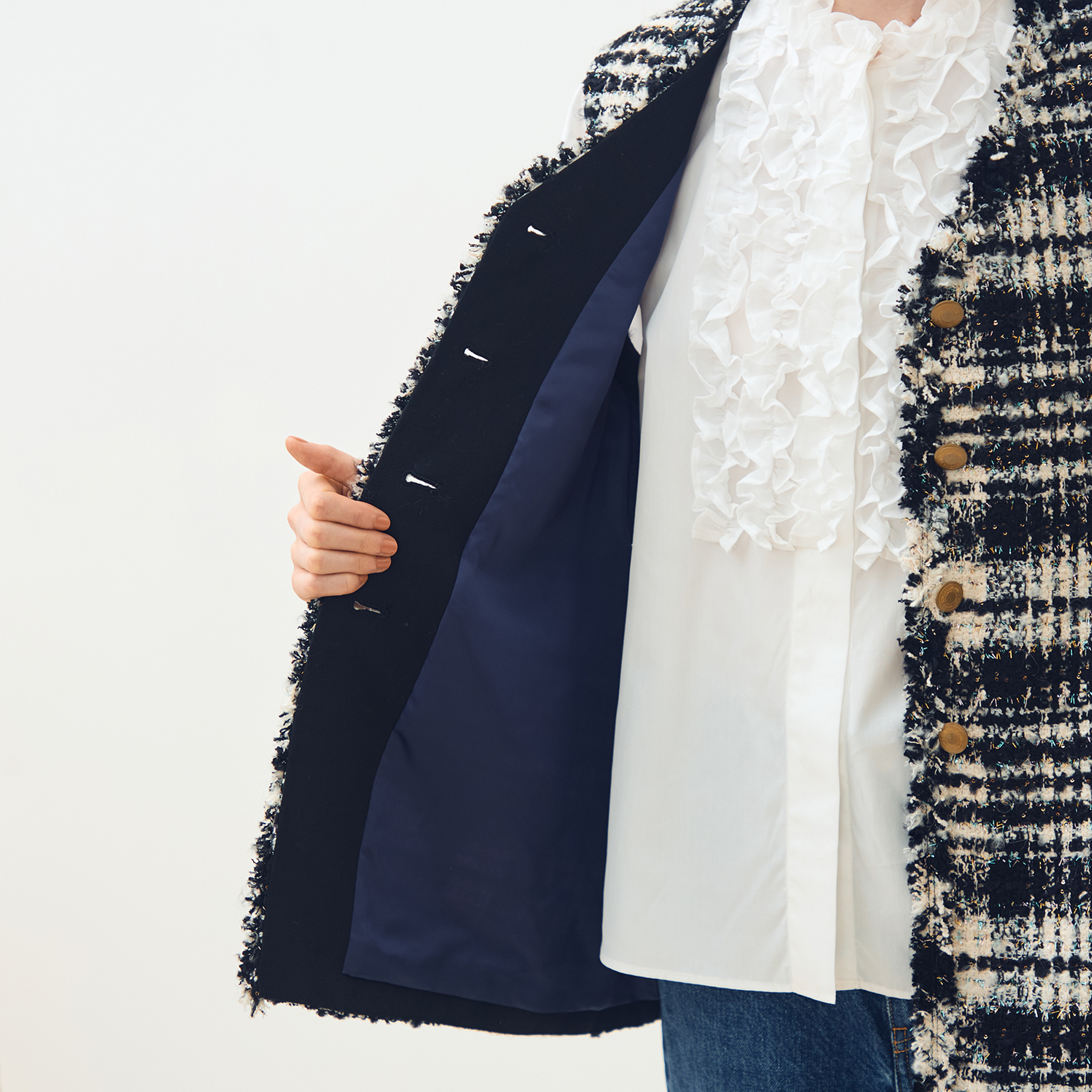 オーロラグレンチェック Vカラージレ｜トゥモローランド 公式通販