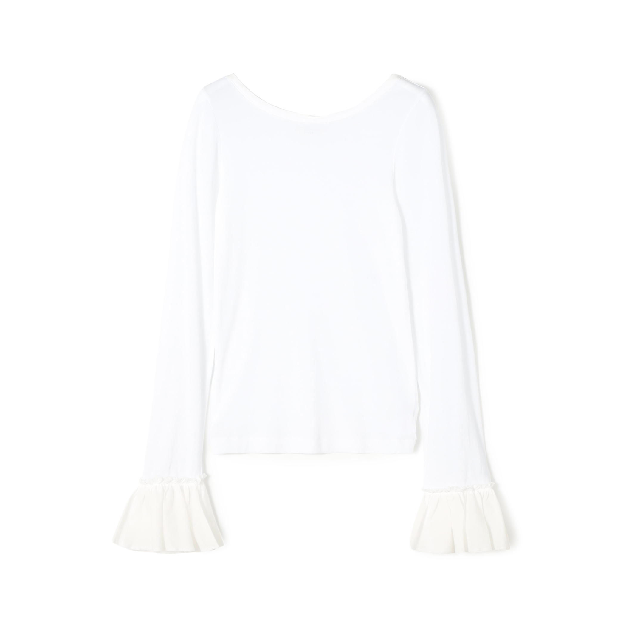 シアージャージーコンビ ラウンドネックプルオーバー