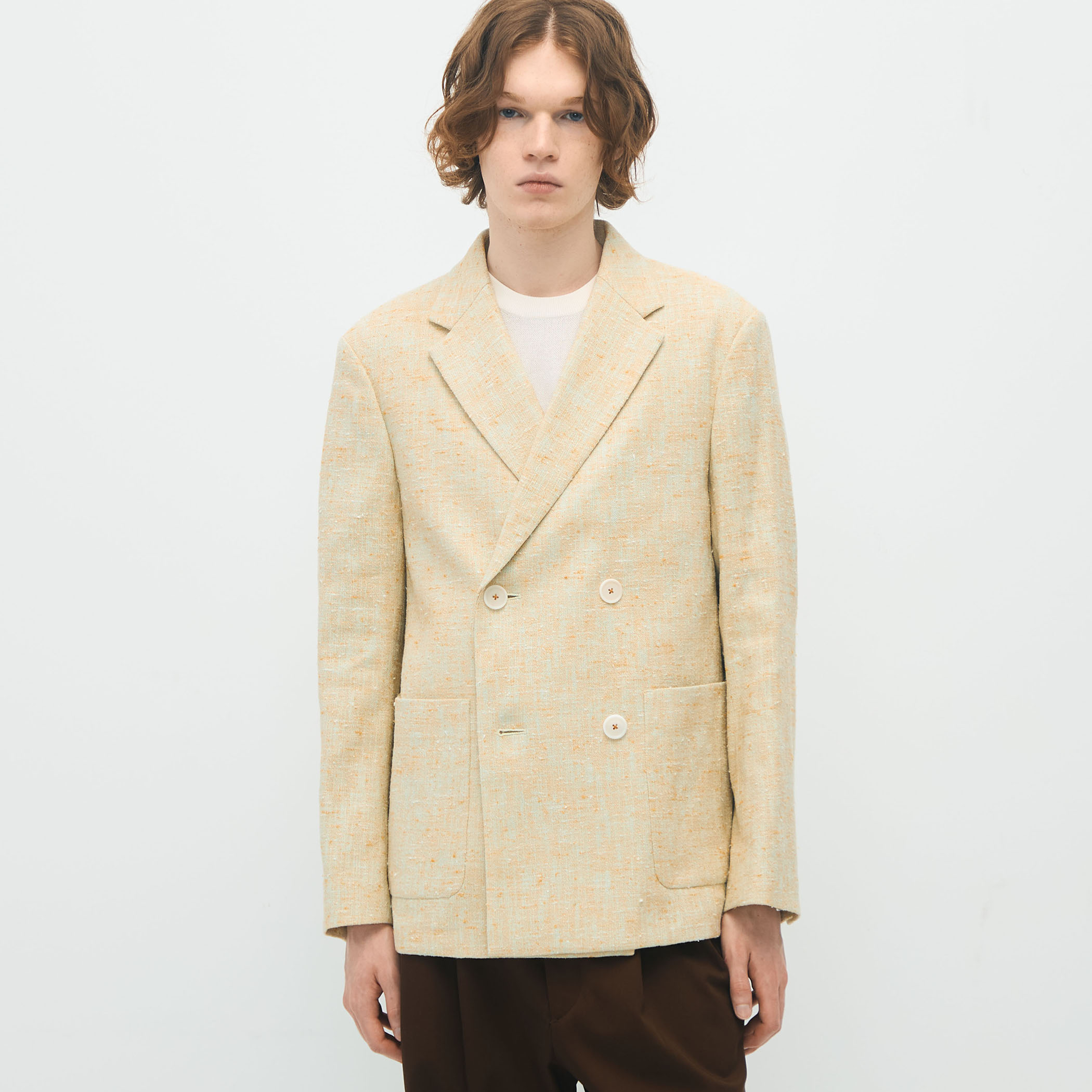 CABaN コットンナイロンストレッチダブルジャケット/Mサイズ(ユニセックス) caban（キャバン）の「□CABaN コットンナイロンストレッチ ネップ