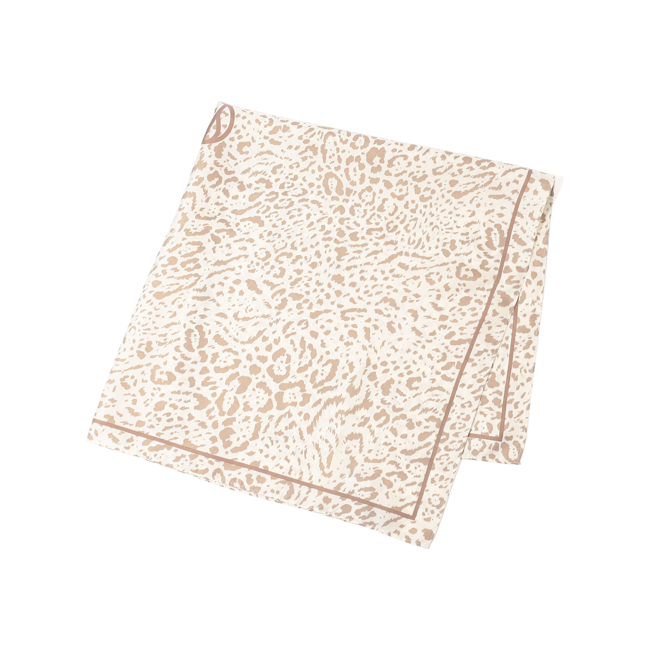 LE SCARF レオパード シルクスカーフ