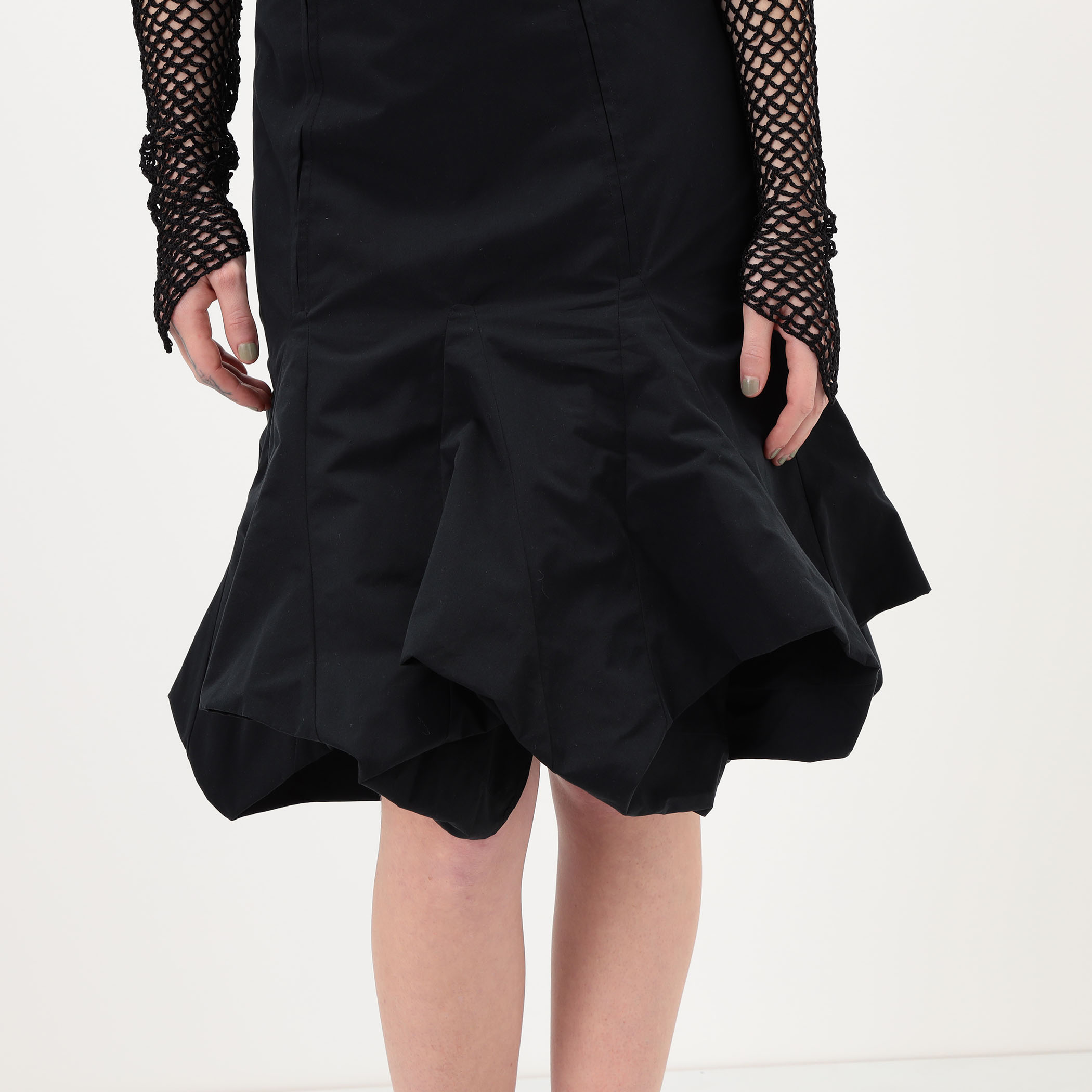 【D053】しょー様 Nature Pattern Jacquard Denim Skirt