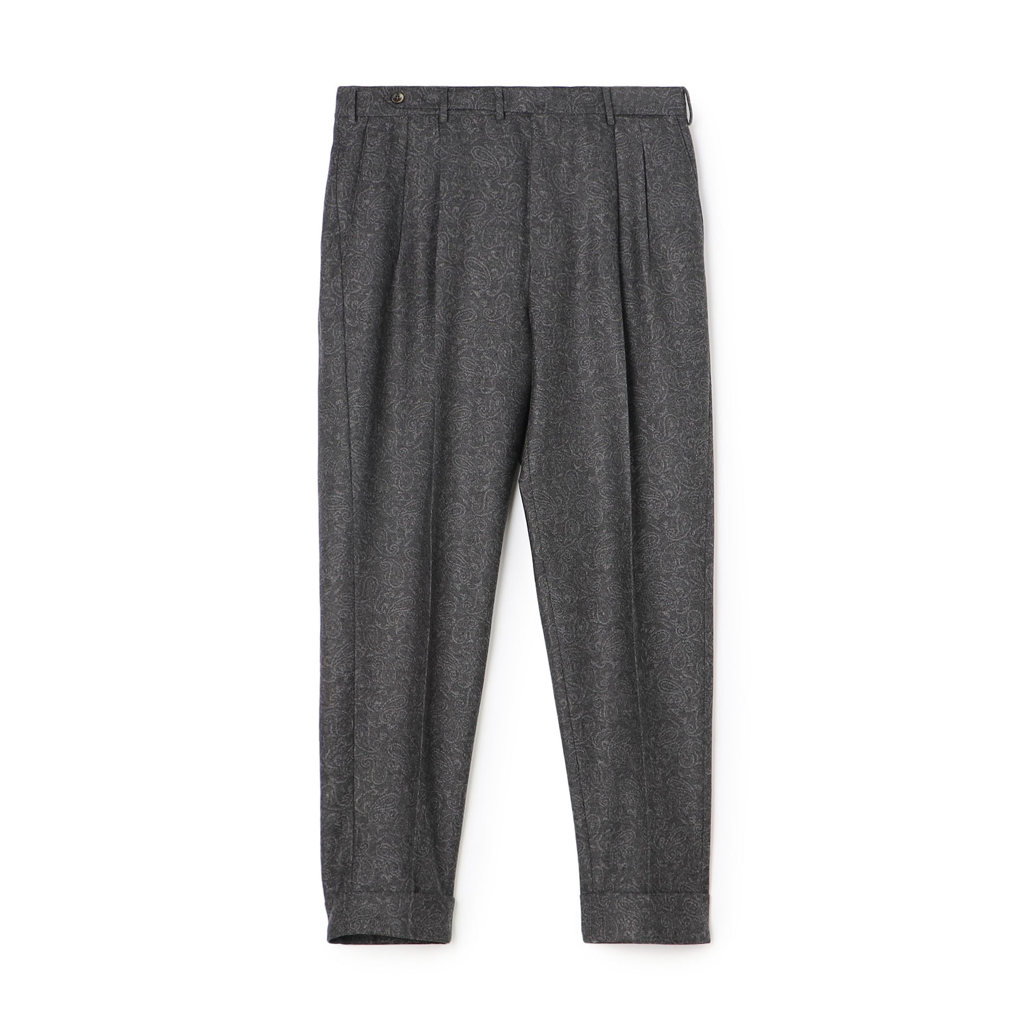 PT TORINO Carrot Fit ウール 2プリーツパンツ