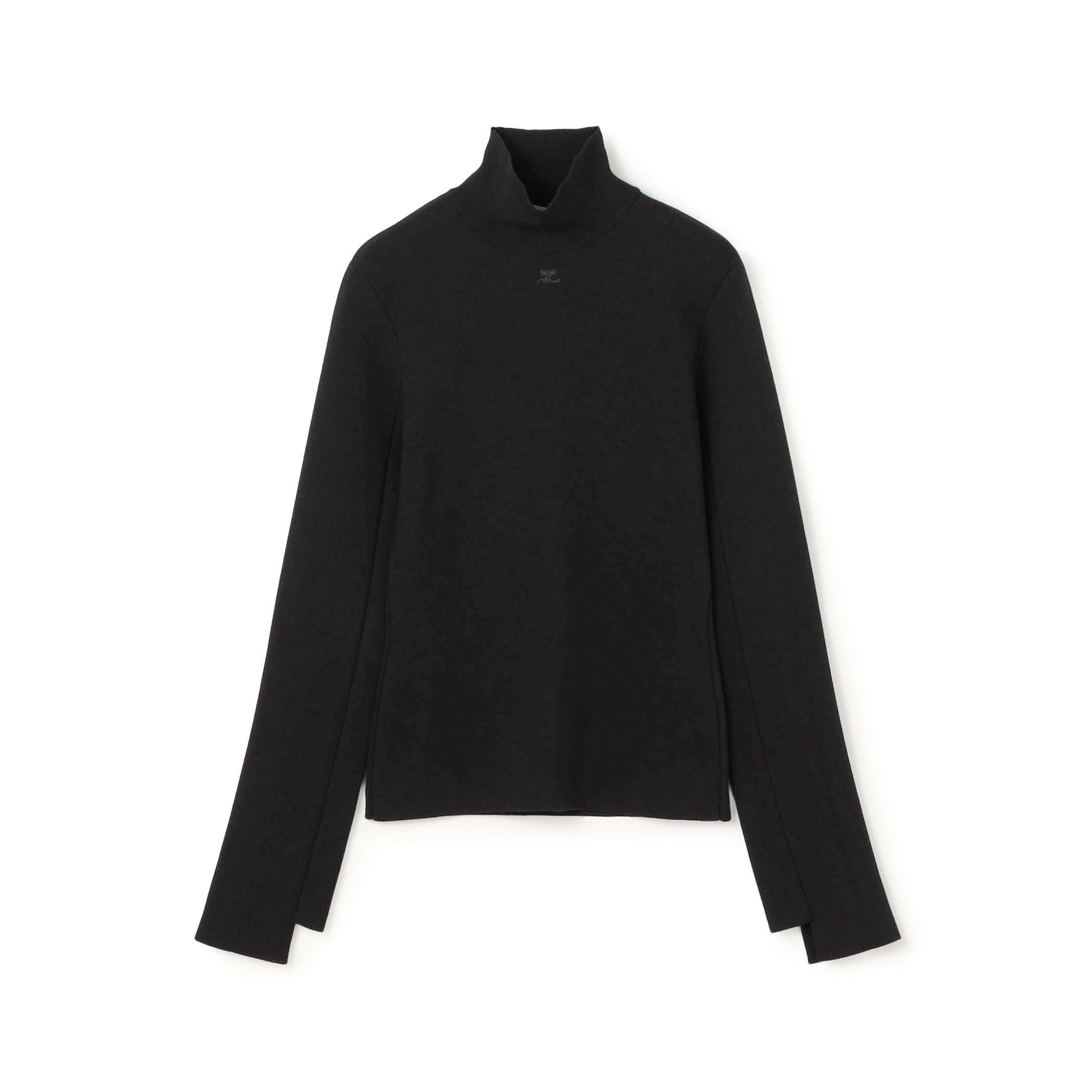 Courrèges INTERLOCK MOCKNECK S モックネック プルオーバーニット