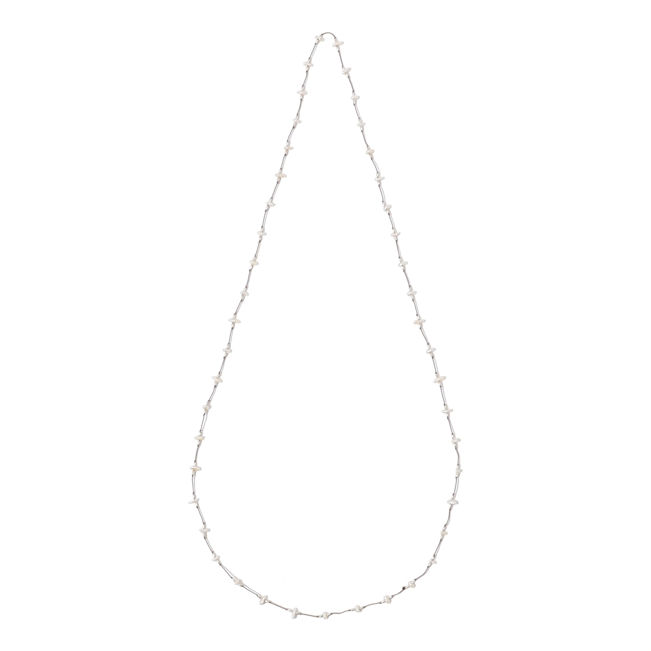 SEE REAL FLOWERS Long Keshi Pearl ネックレス