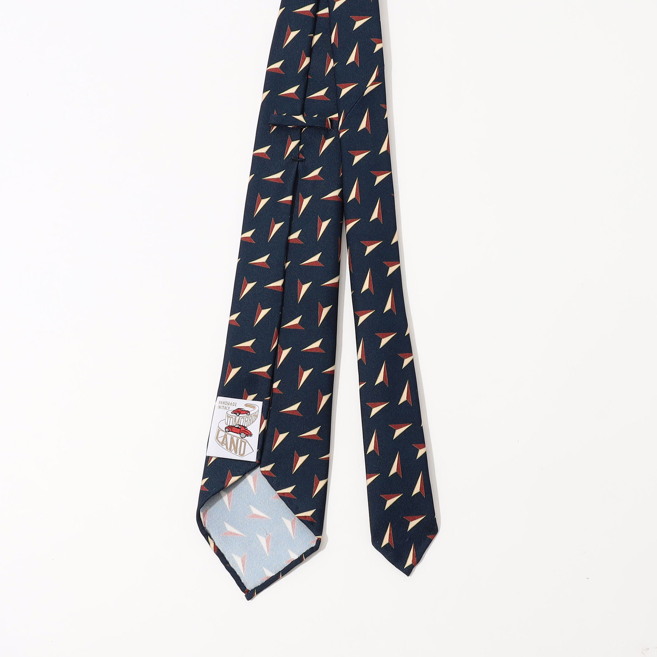 TOMORROWLAND MADE IN ITALY シルクプリント 小紋柄ネクタイ