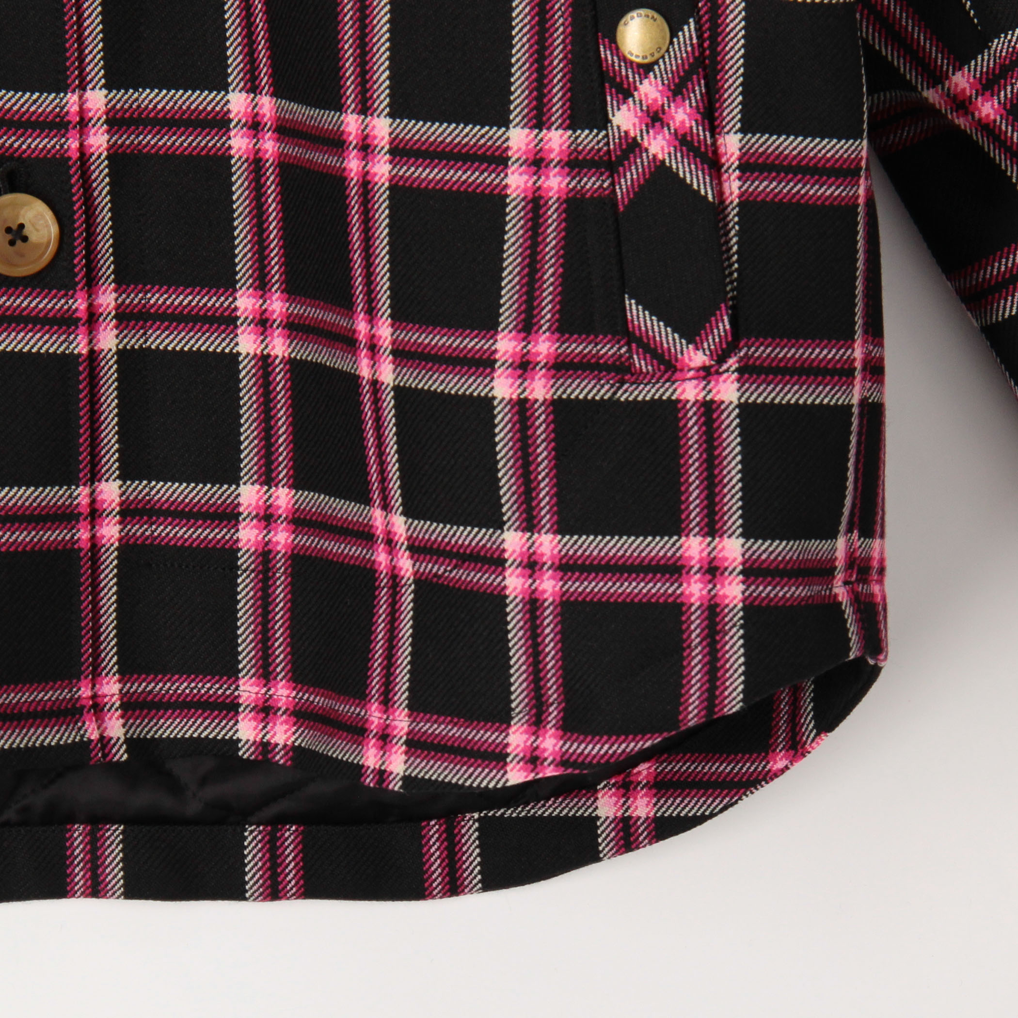 ウールチェック 中綿ブルゾン｜トゥモローランド 公式通販