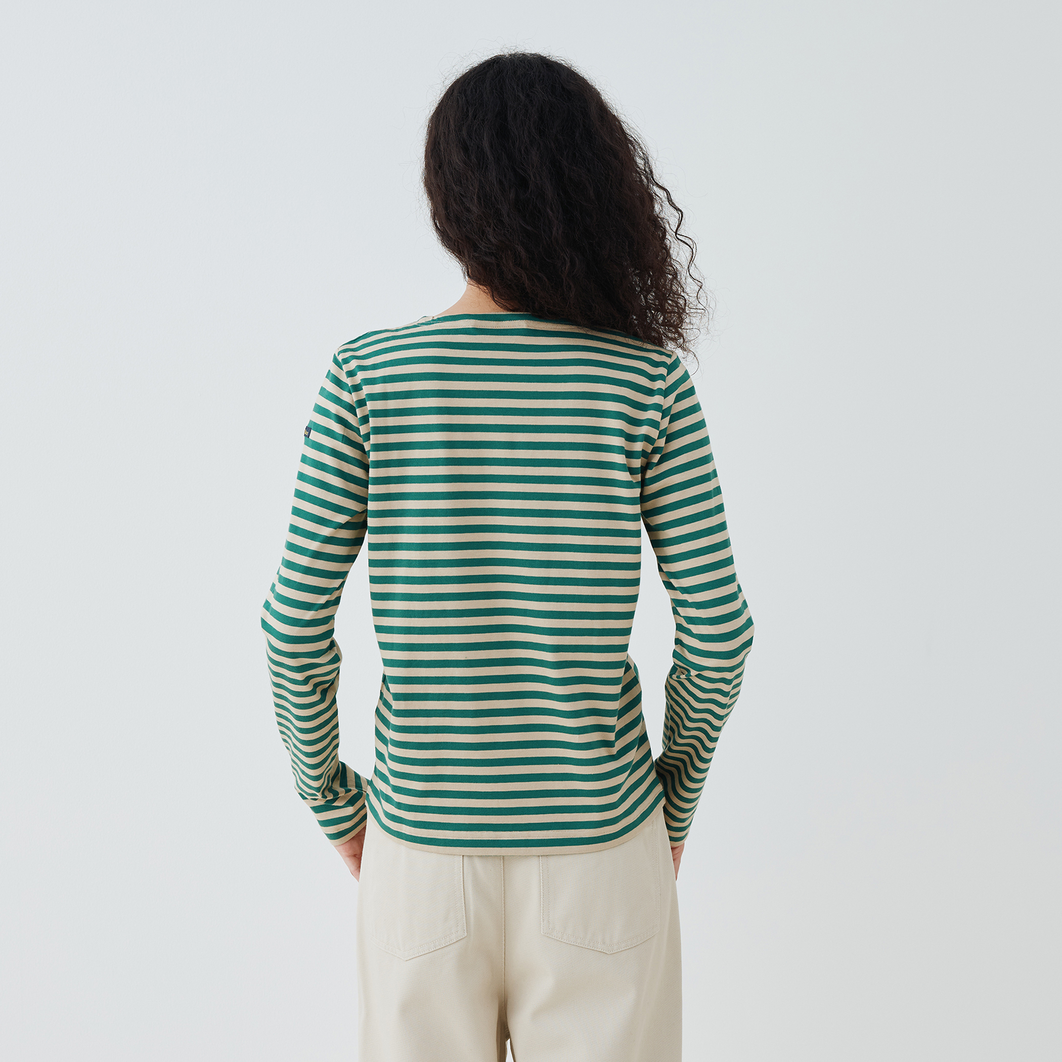 Le minor×TOMORROWLAND ボーダーロンT 別注】Le minor ロングスリーブ ボーダー カットソー
