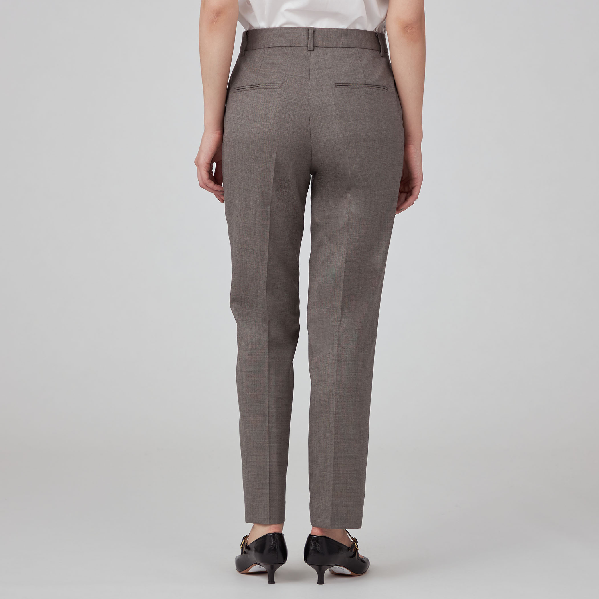 トゥモローランドcollection パンツスーツ ブラウニーシャークスキン ペンシルパンツ｜トゥモローランド