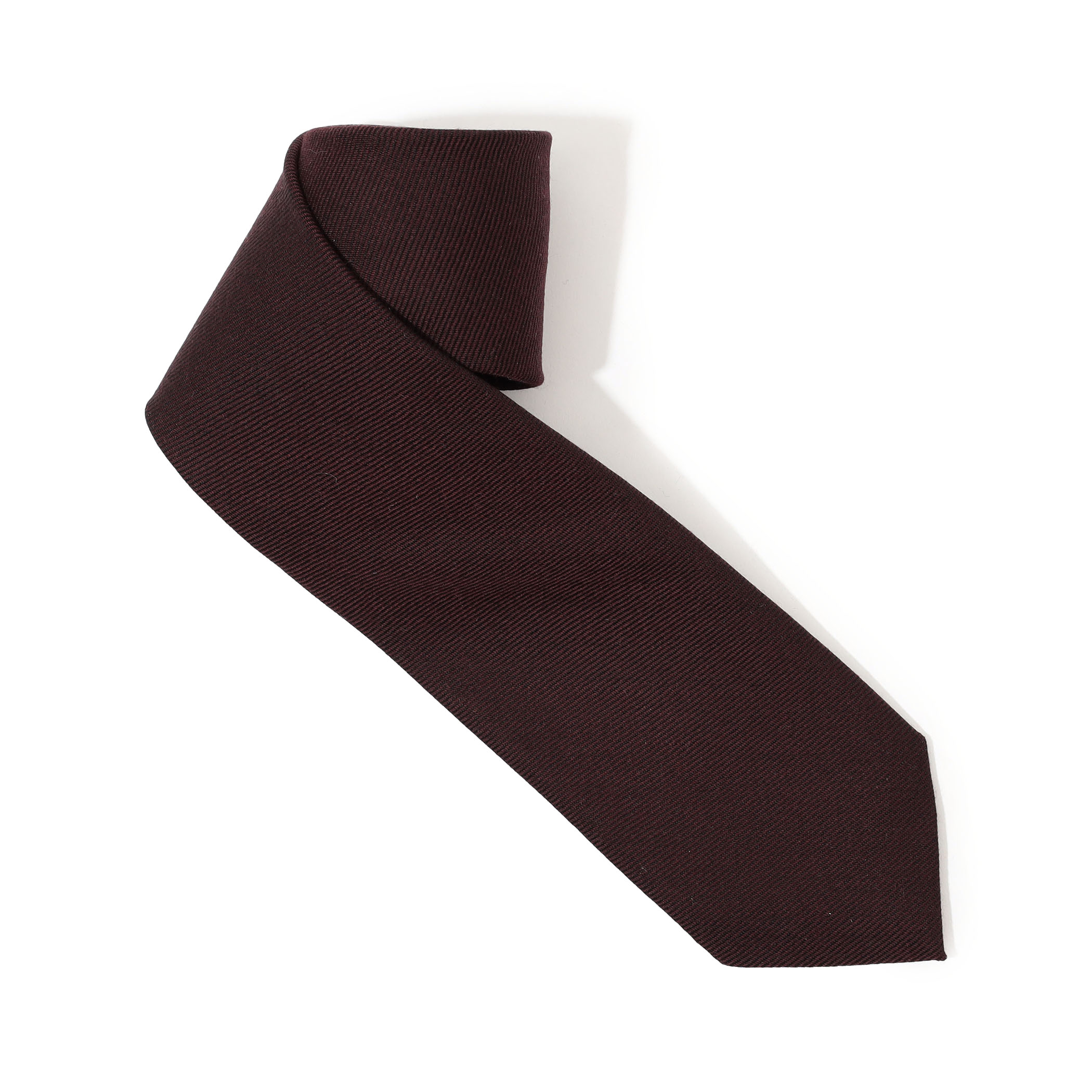 STEFANO BIGI ウールソリッドネクタイ