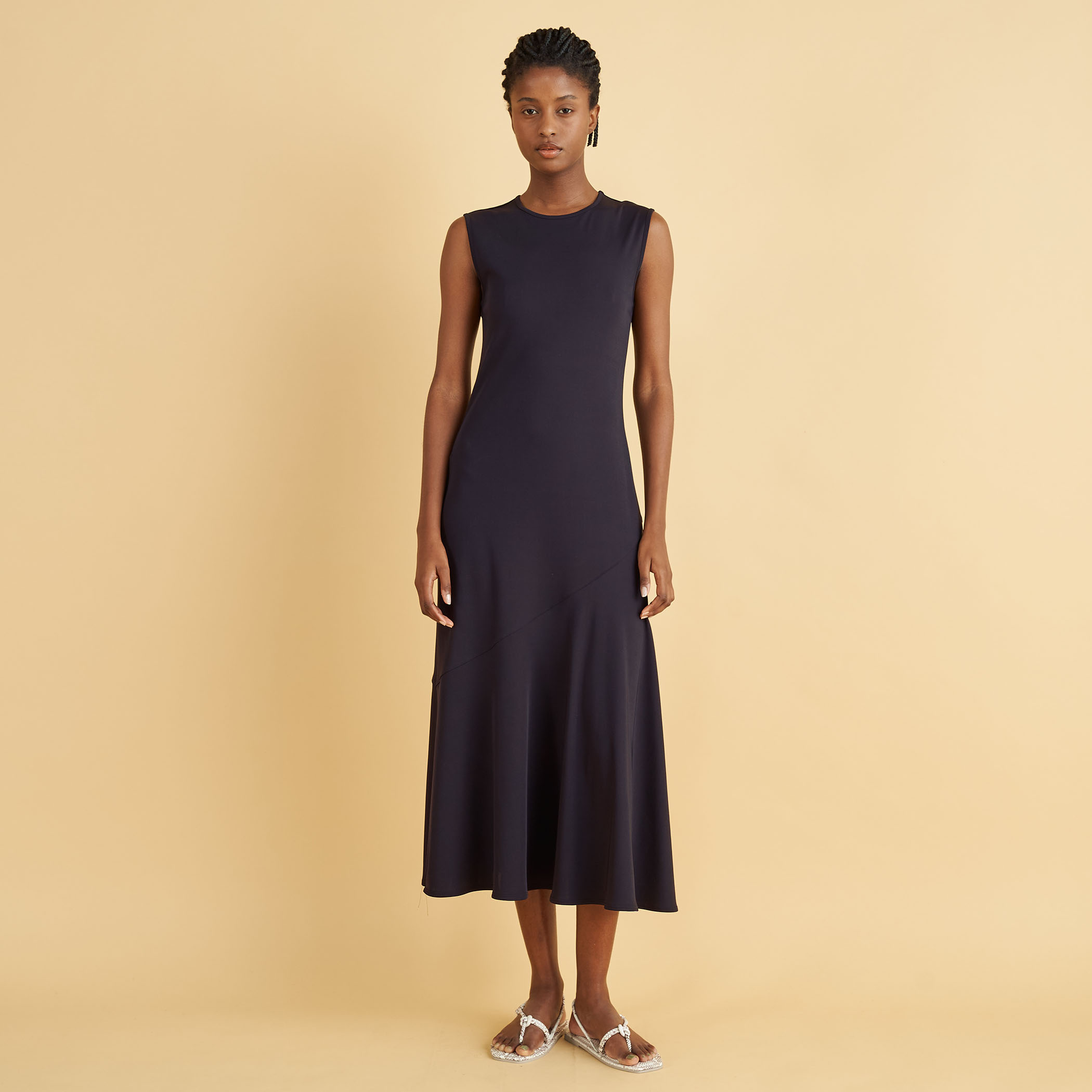 スムースクールジャージー ノースリーブワンピース｜トゥモローランド