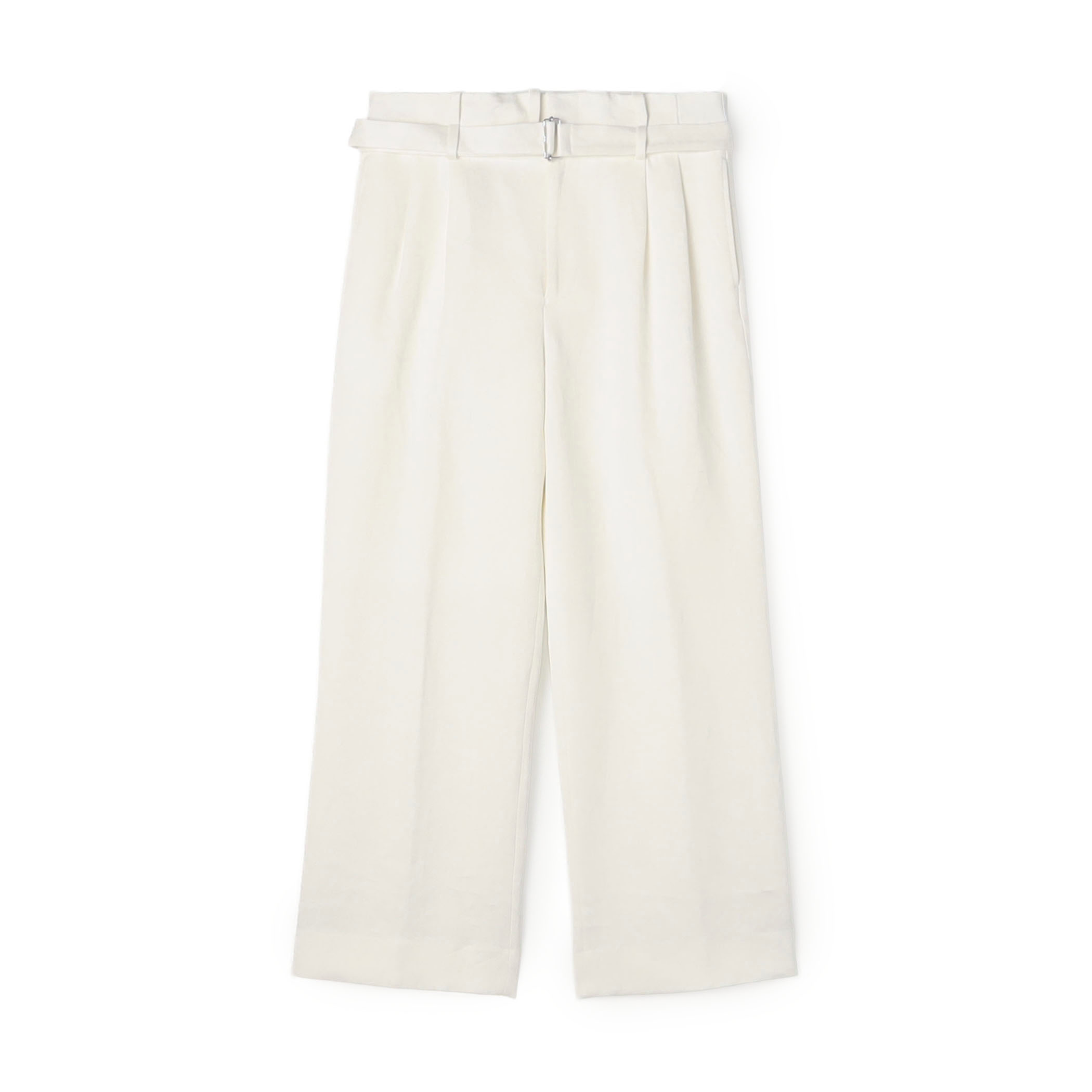 リネンツイル 2タックワイドパンツ