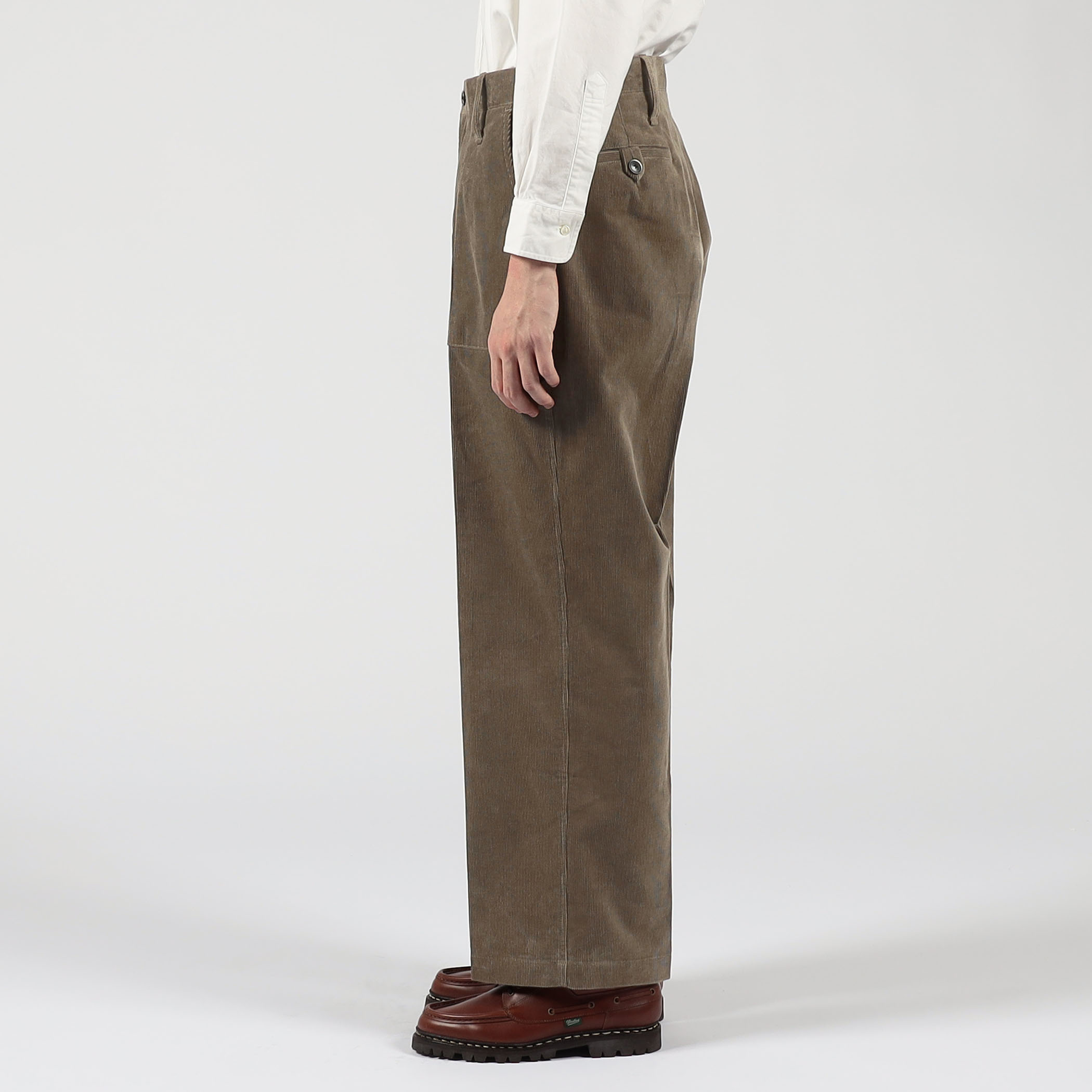 コットンコーデュロイ ベイカーパンツ DUCA VISCONTI