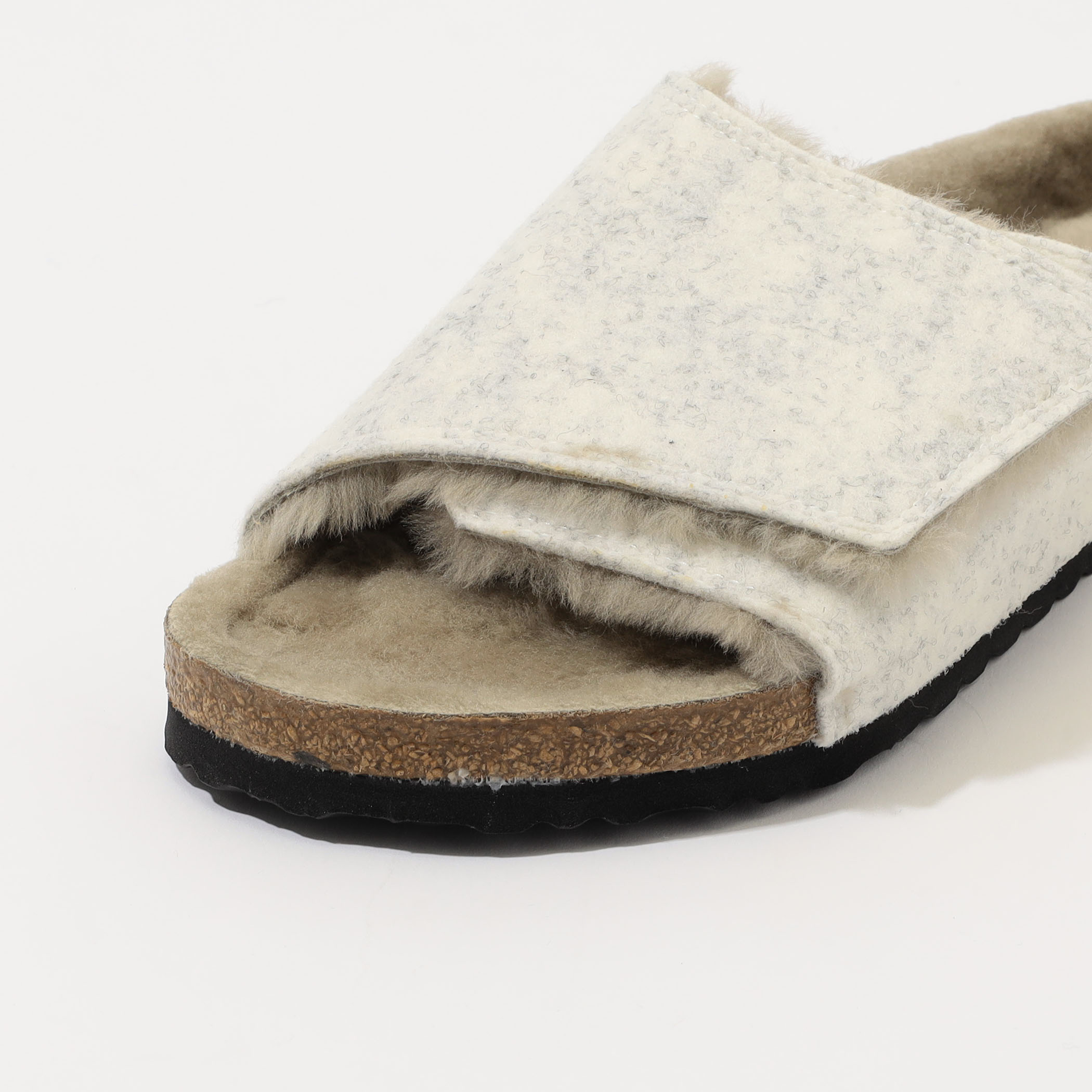 BIRKENSTOCK SOLANA FELT SHEARLING｜トゥモローランド 公式サイト