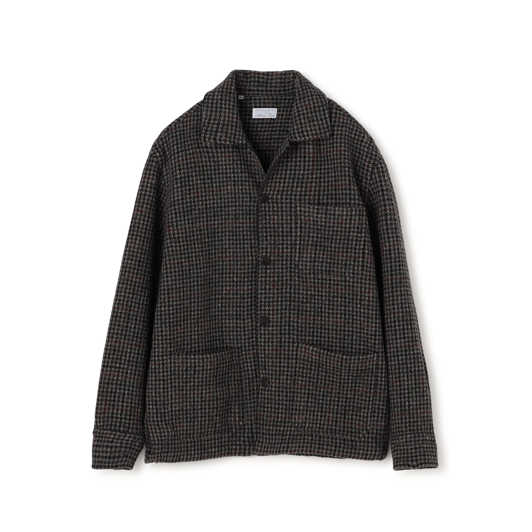 【別注】Salvatore Piccolo WORK ウールツイードチェック シャツブルゾン