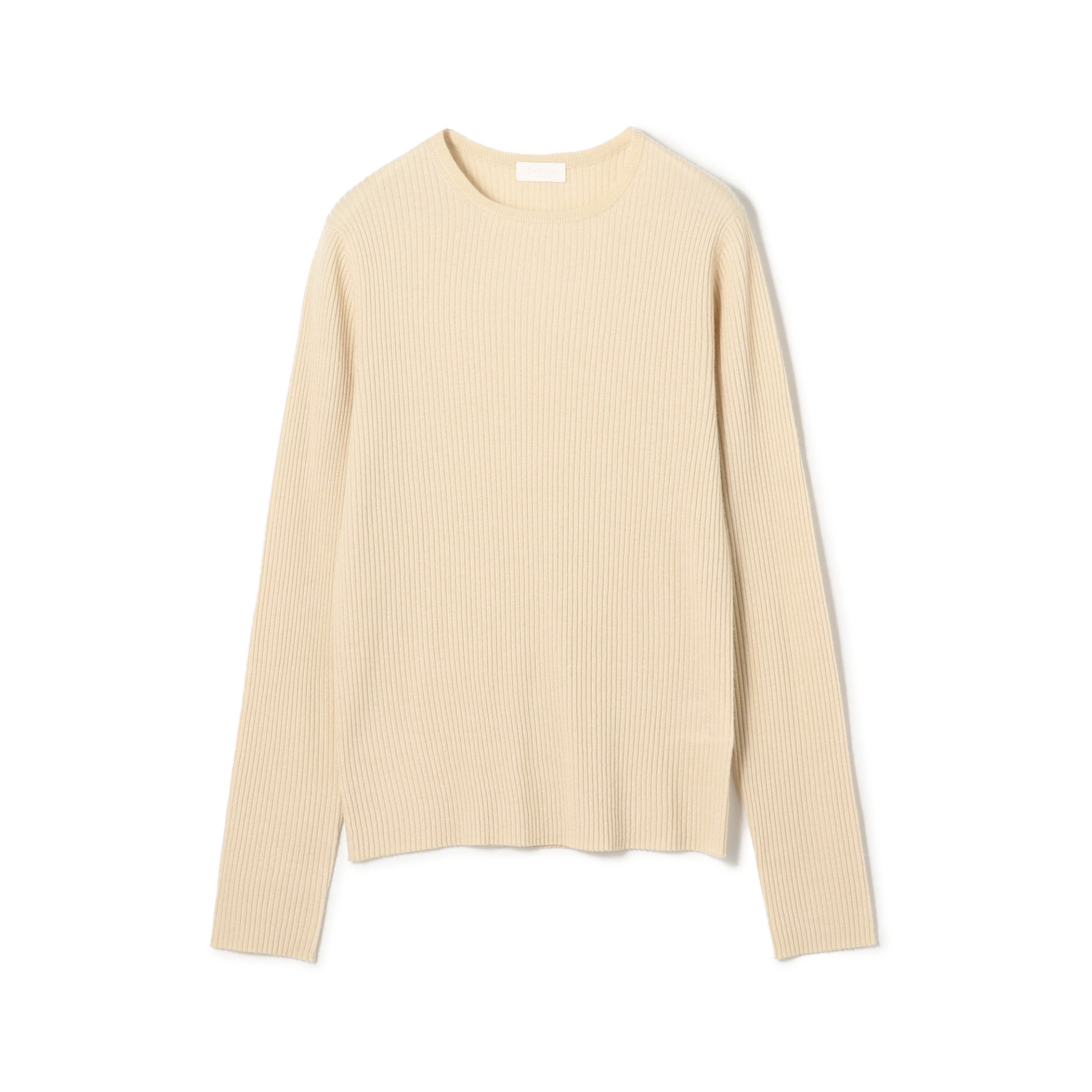 ストレッチカシミヤ ボールネックプルオーバー