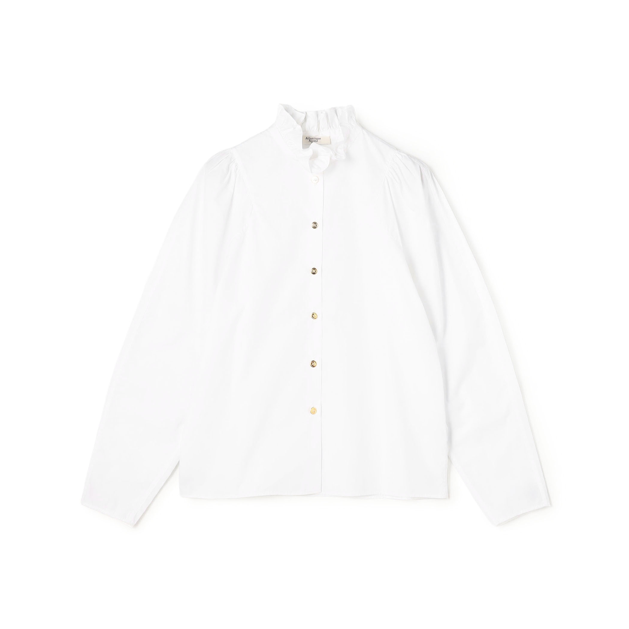 Atlantique Ascoli UNTITLED 3 フリルカラーシャツ