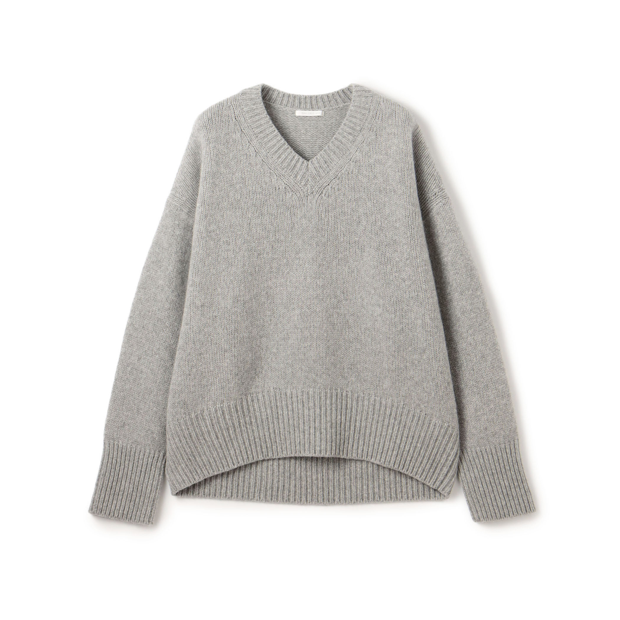 ファインウール Vネックプルオーバー