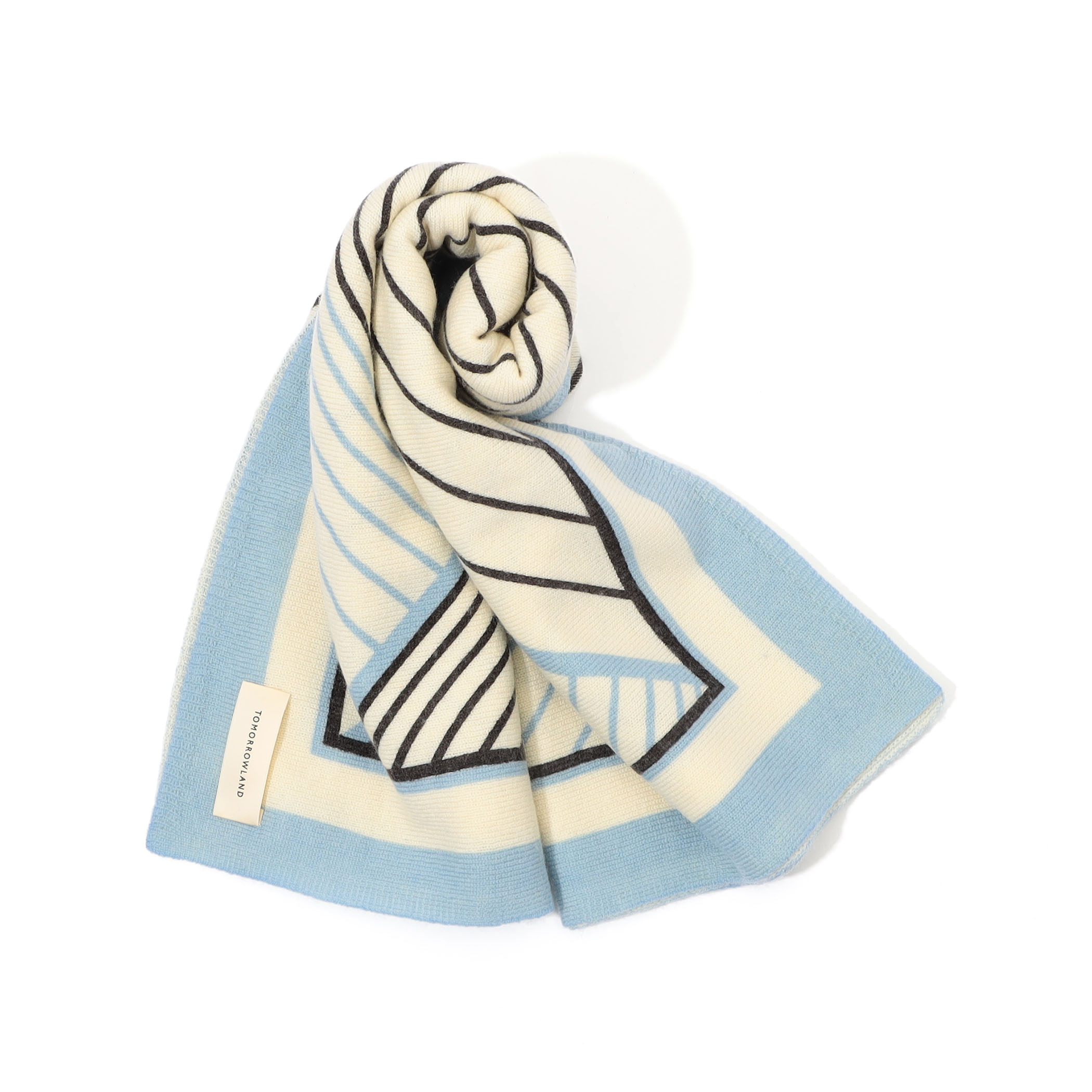 TOMORROWLAND SQUARE KNIT ストール