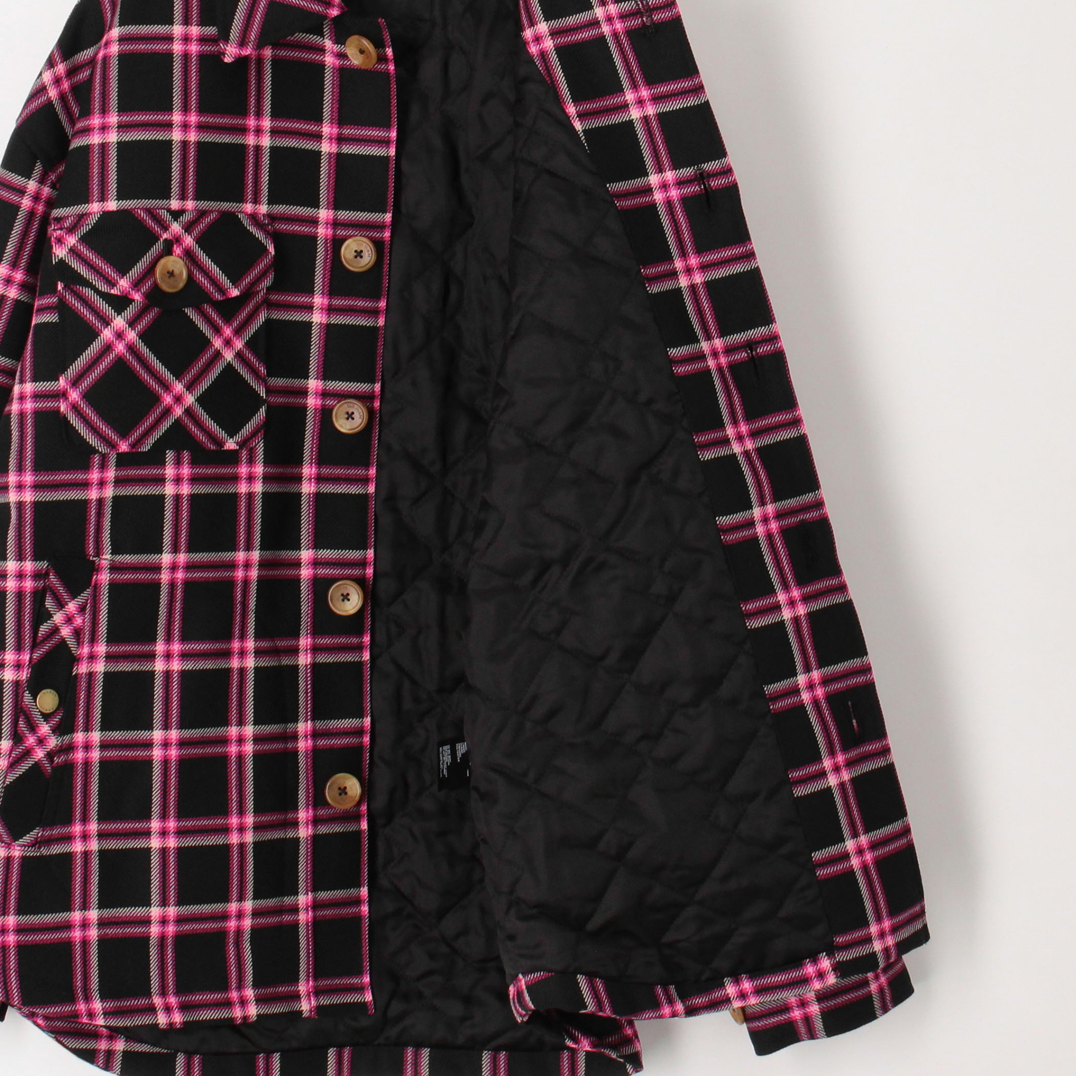 ウールチェック 中綿ブルゾン｜トゥモローランド 公式通販