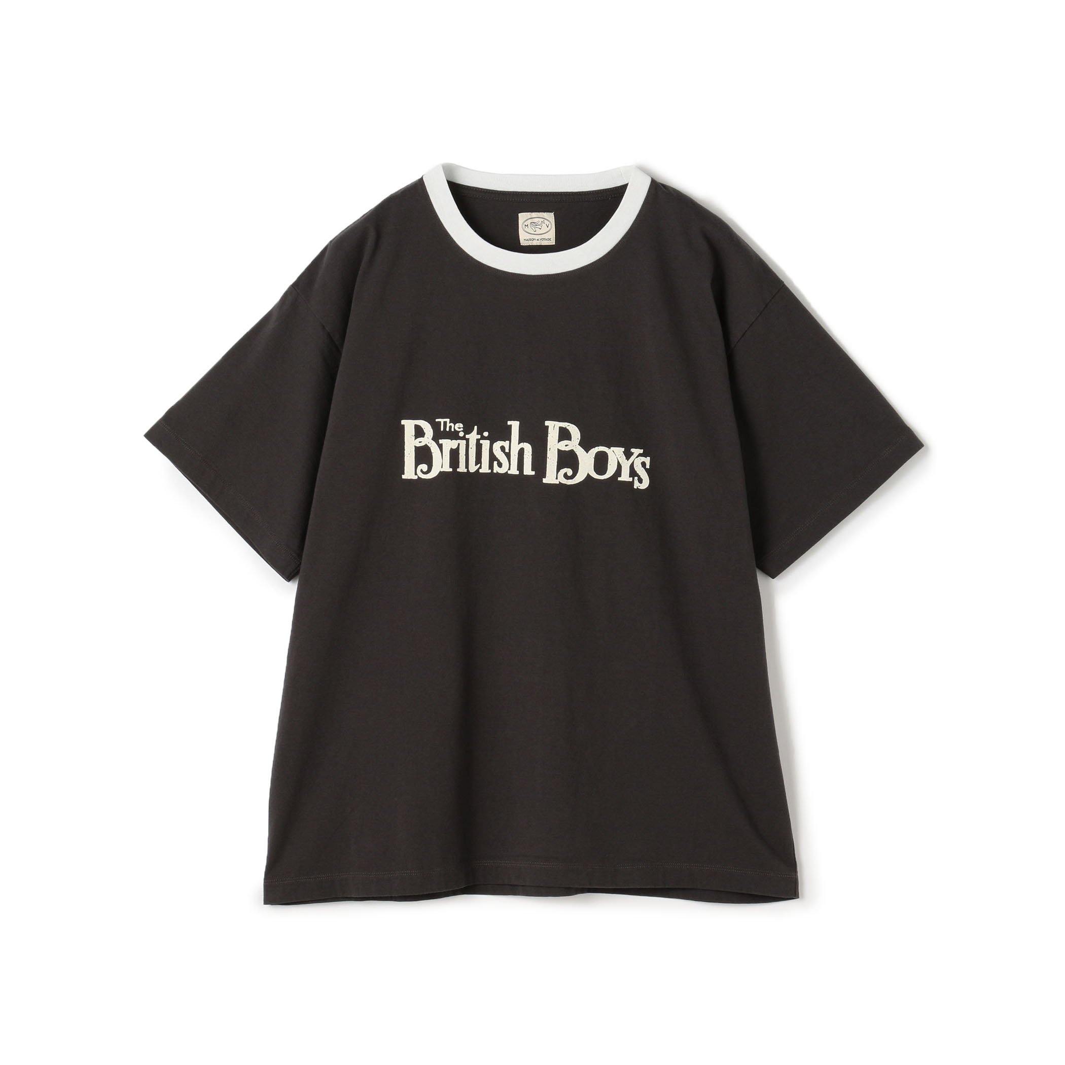 MAISON et VOYAGE コットン プリントTシャツ