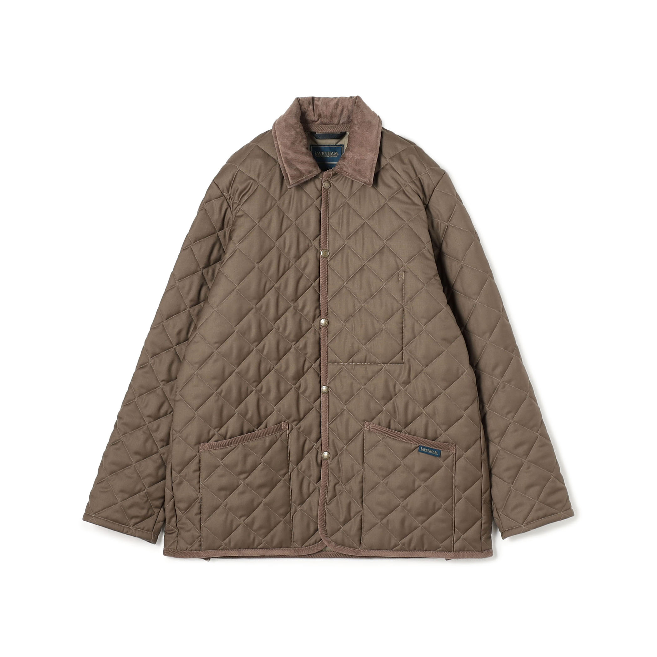 【別注】LAVENHAM DENHAM ウールキルティングブルゾン V.B.CANONICO