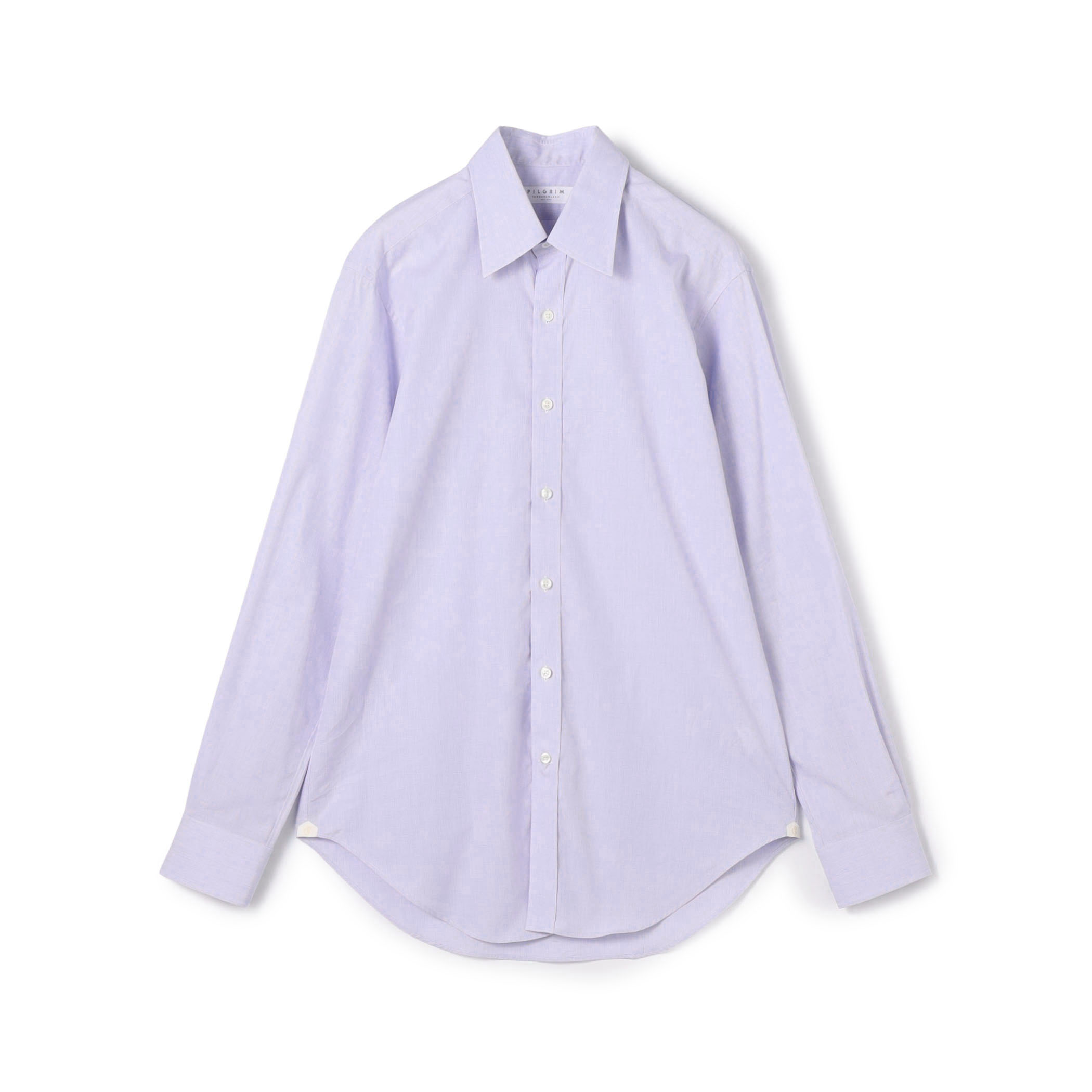 140/2コットン レギュラーカラー ロングスリーブドレスシャツ
