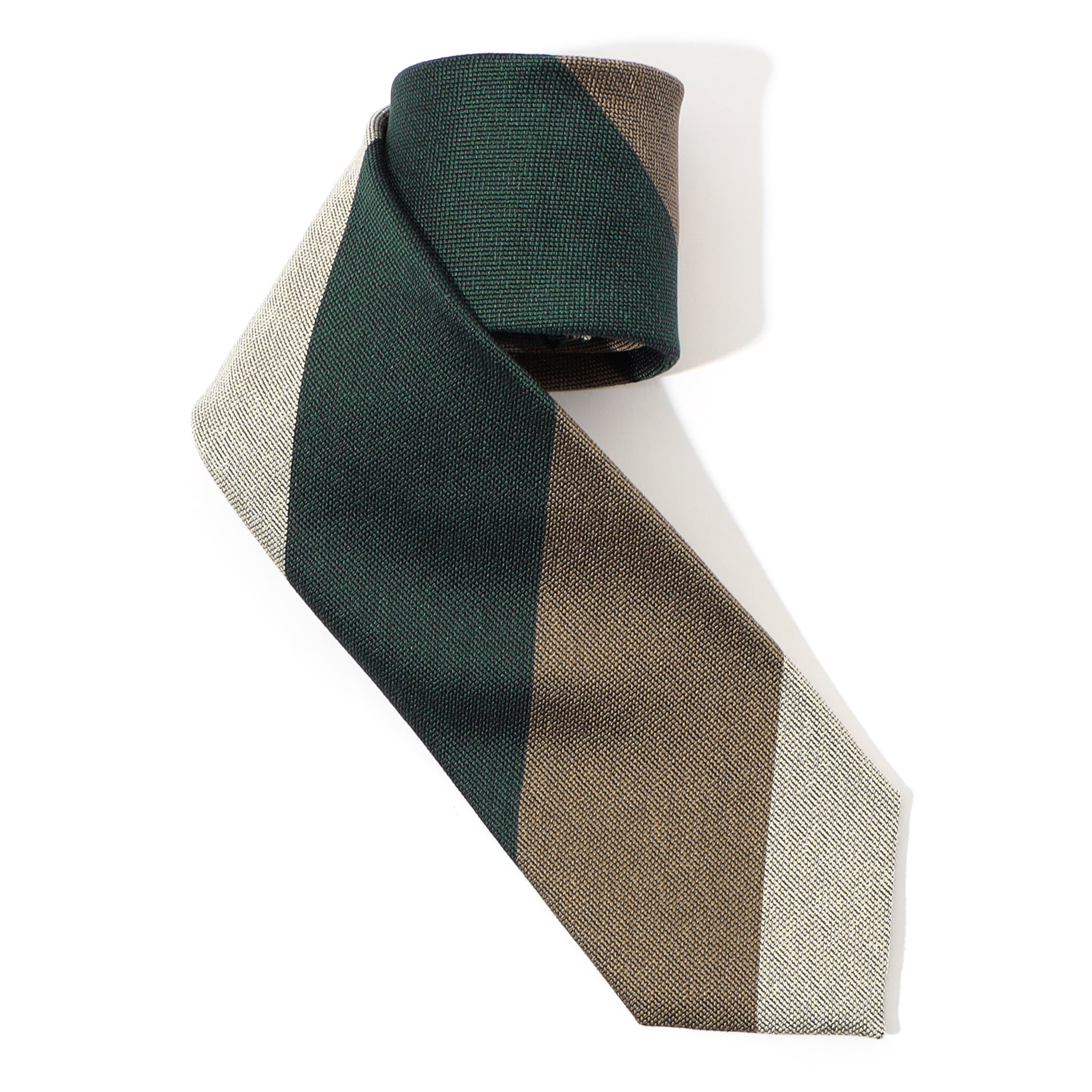 TOMORROWLAND シルク レジメンタルストライプネクタイ