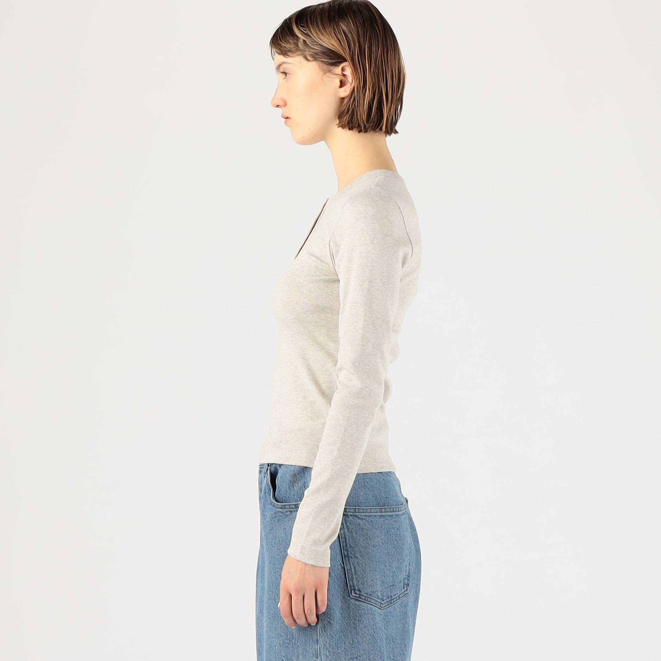 FLORE FLORE JESS LONGSLEEVE ブラック3087 FLORE FLORE Jess Long Sleeve in Black Curated at Jake and Jones