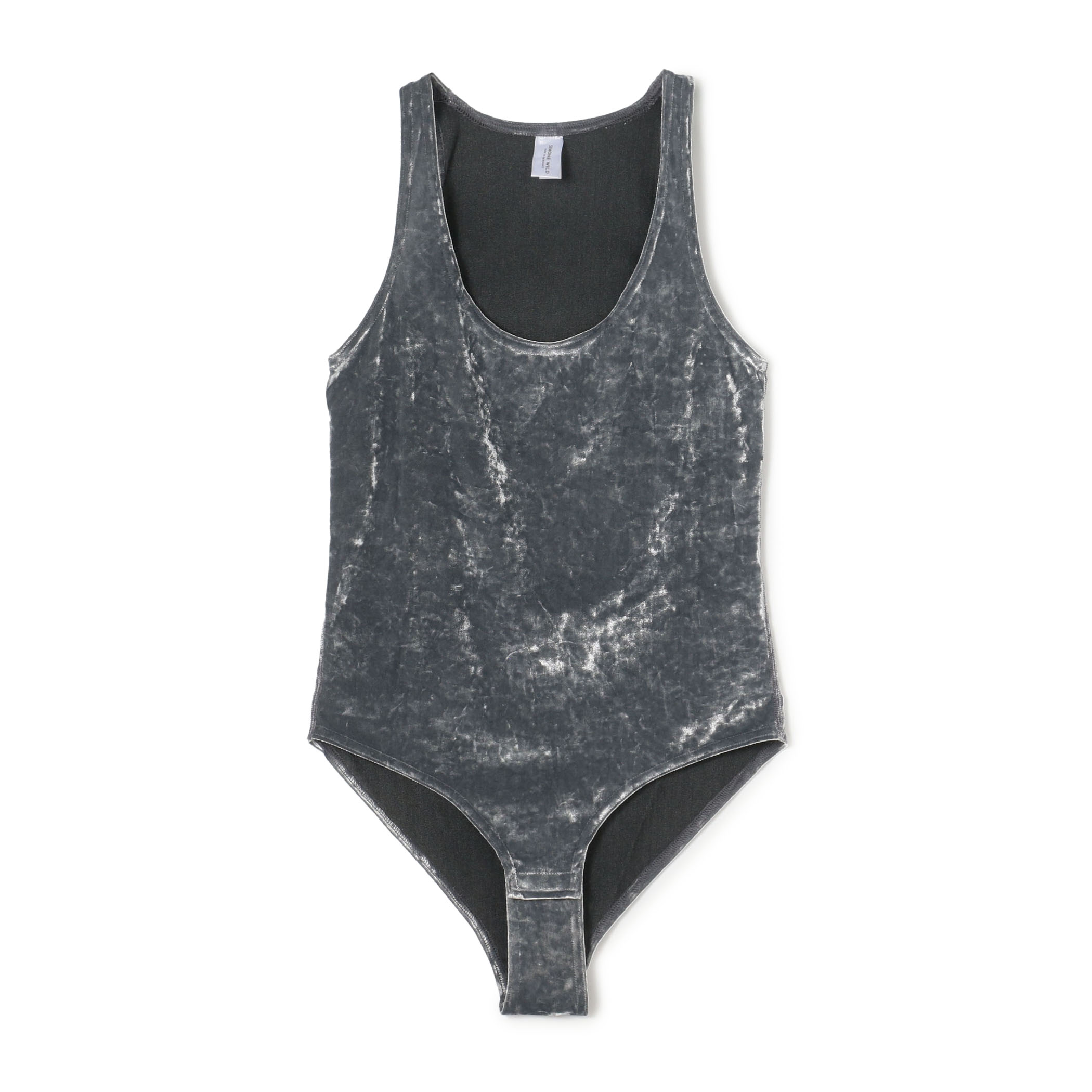 SIMONE WILD HAMMERED VELVET ボディスーツ