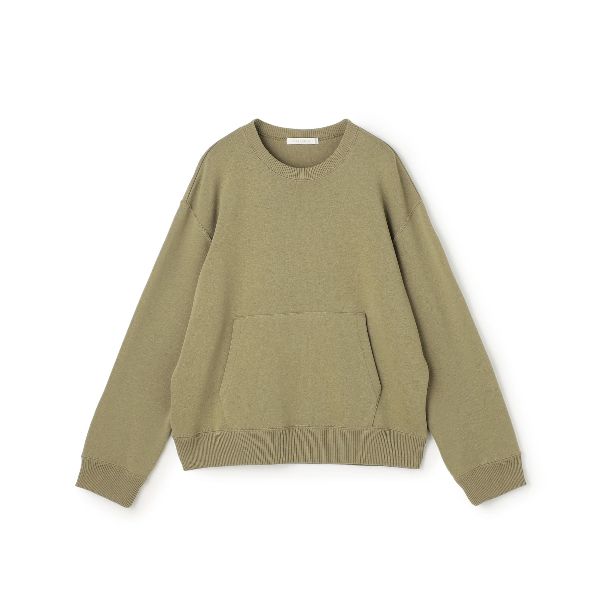 コットンスピニングウール クルーネックプルオーバー