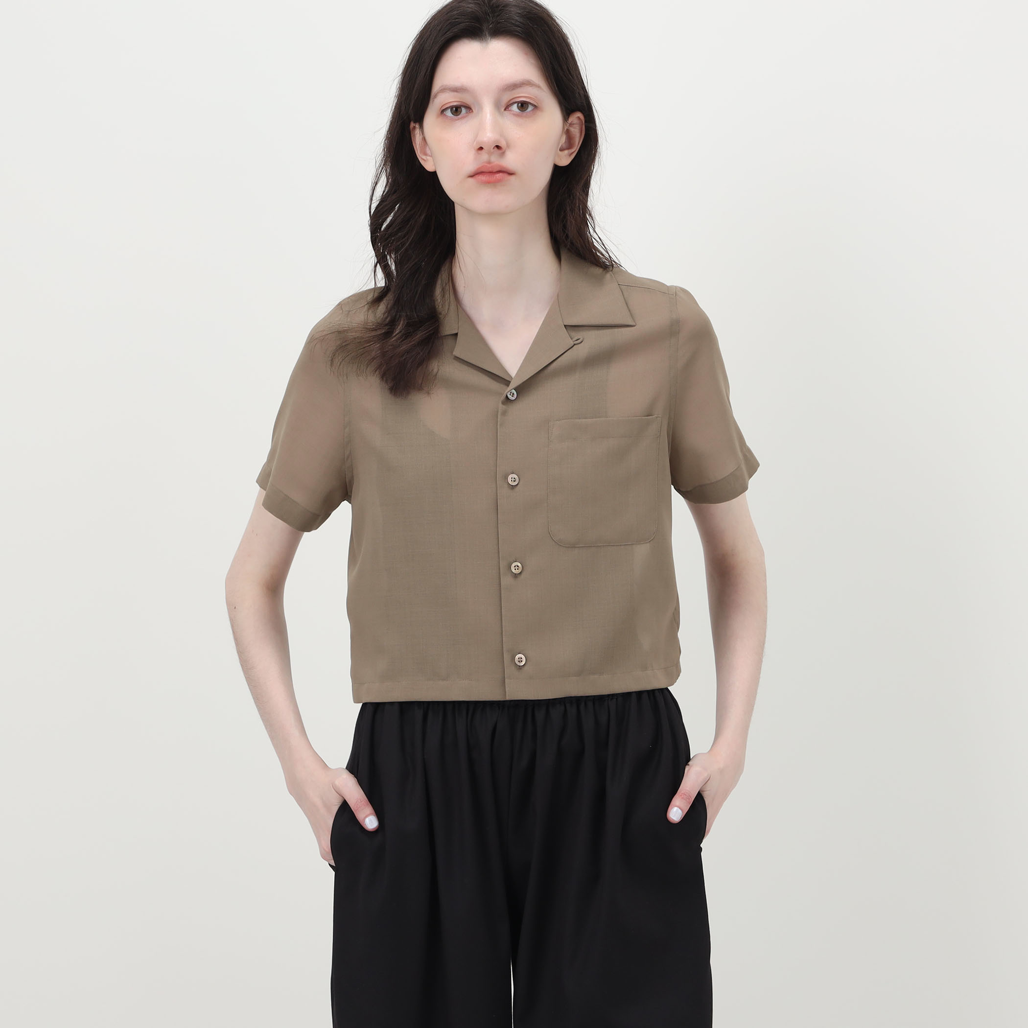 HYKE T/W VOILE SHIRT｜トゥモローランド 公式サイト