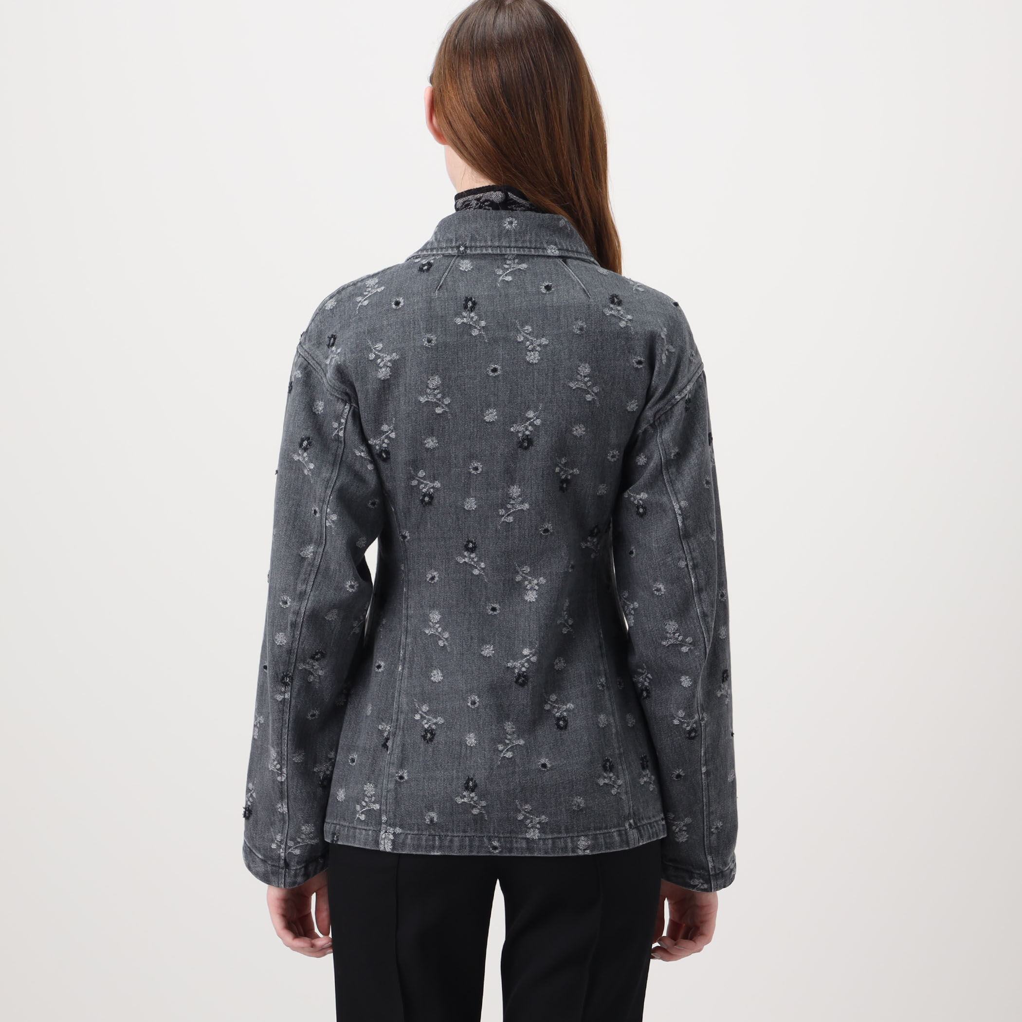 Mame Kurogouchi Floral Jacquard Denim Jacket ジャカードデニム