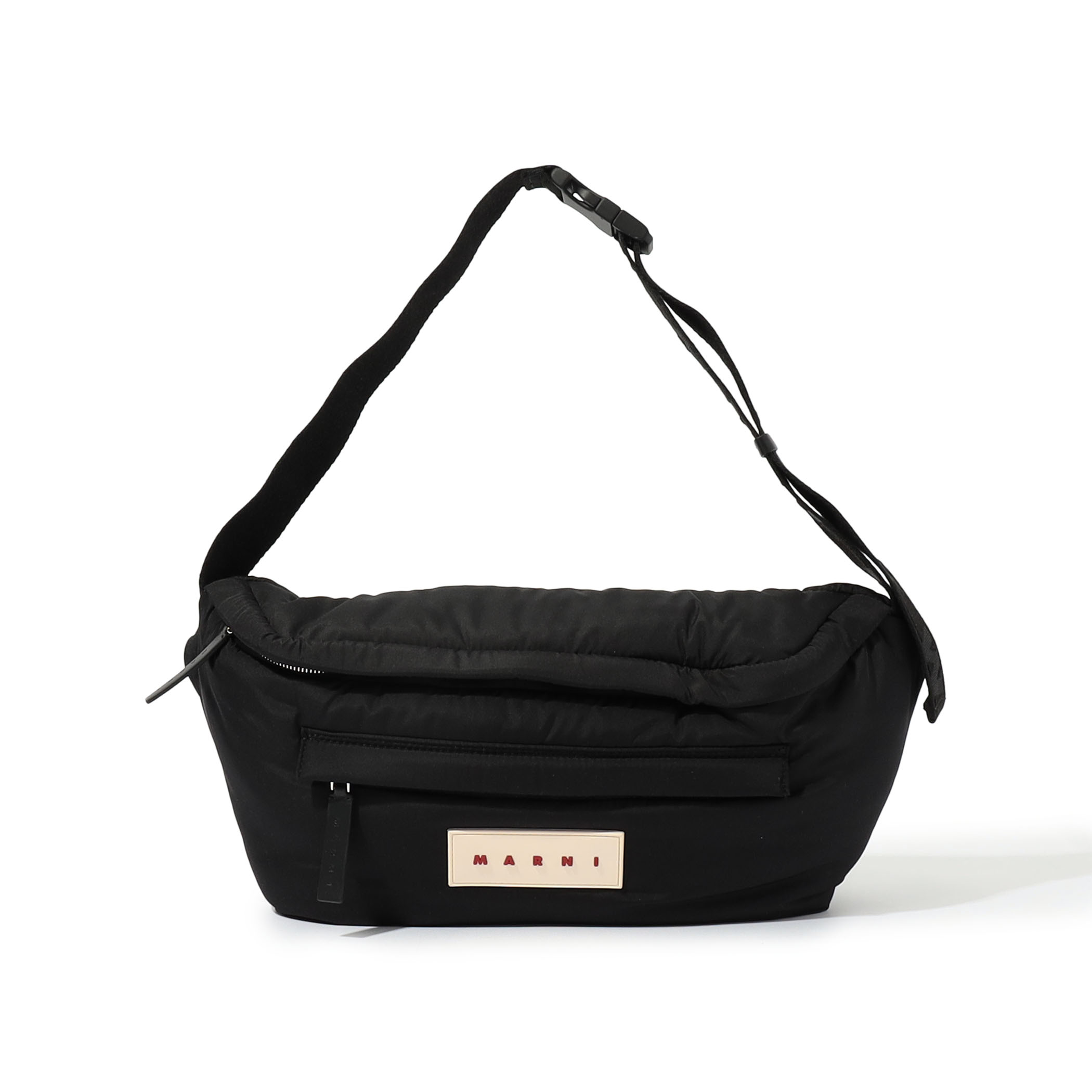 MARNI WAIST ブラックPuff ボディバッグ