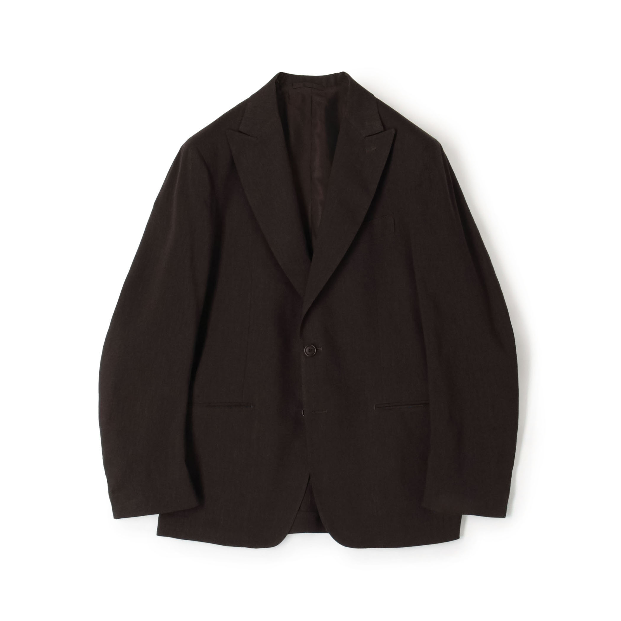 【別注】De Petrillo MARGELINA リネンウール シングルブレステッド2Bジャケット