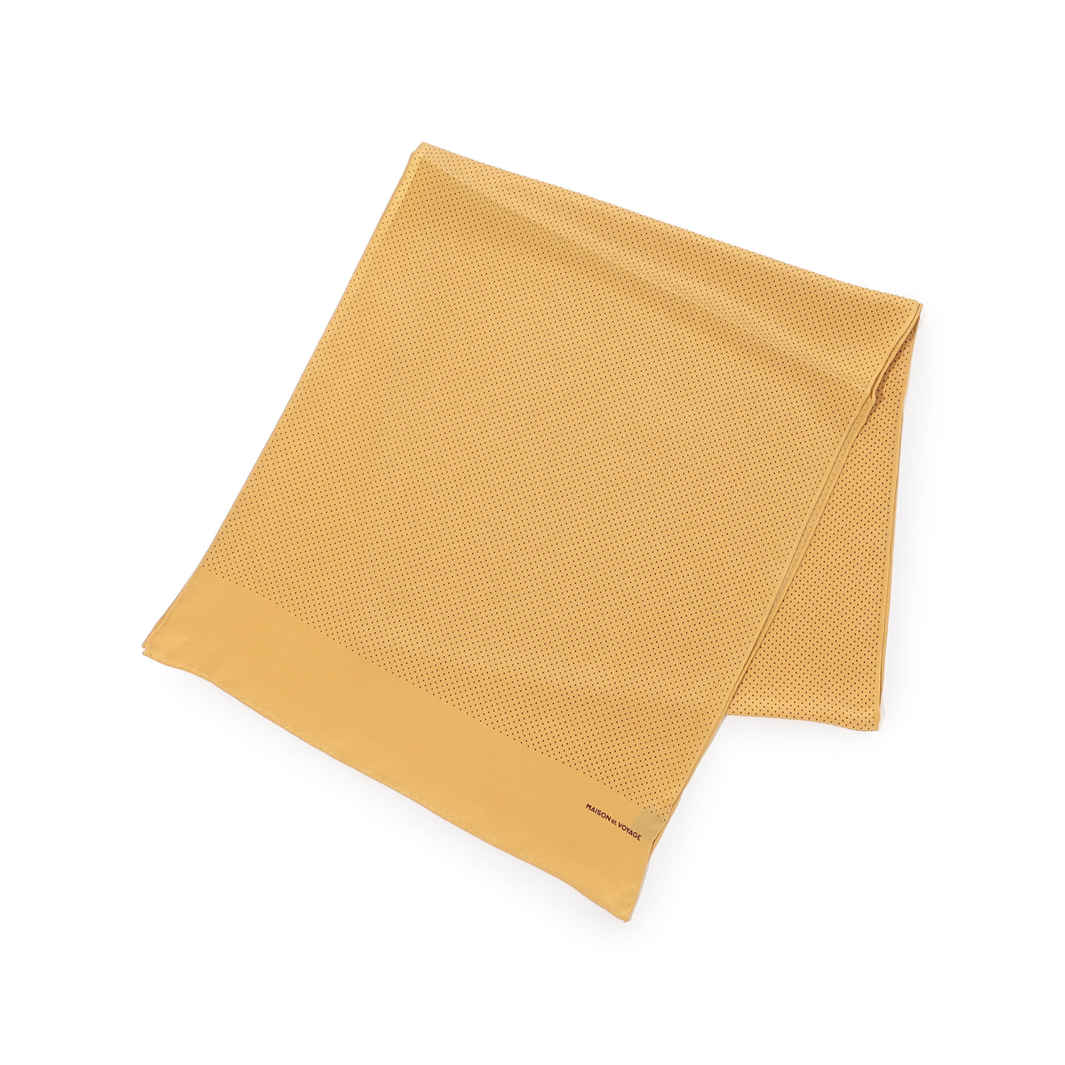 MAISON et VOYAGE シルク 1mmドット ストール