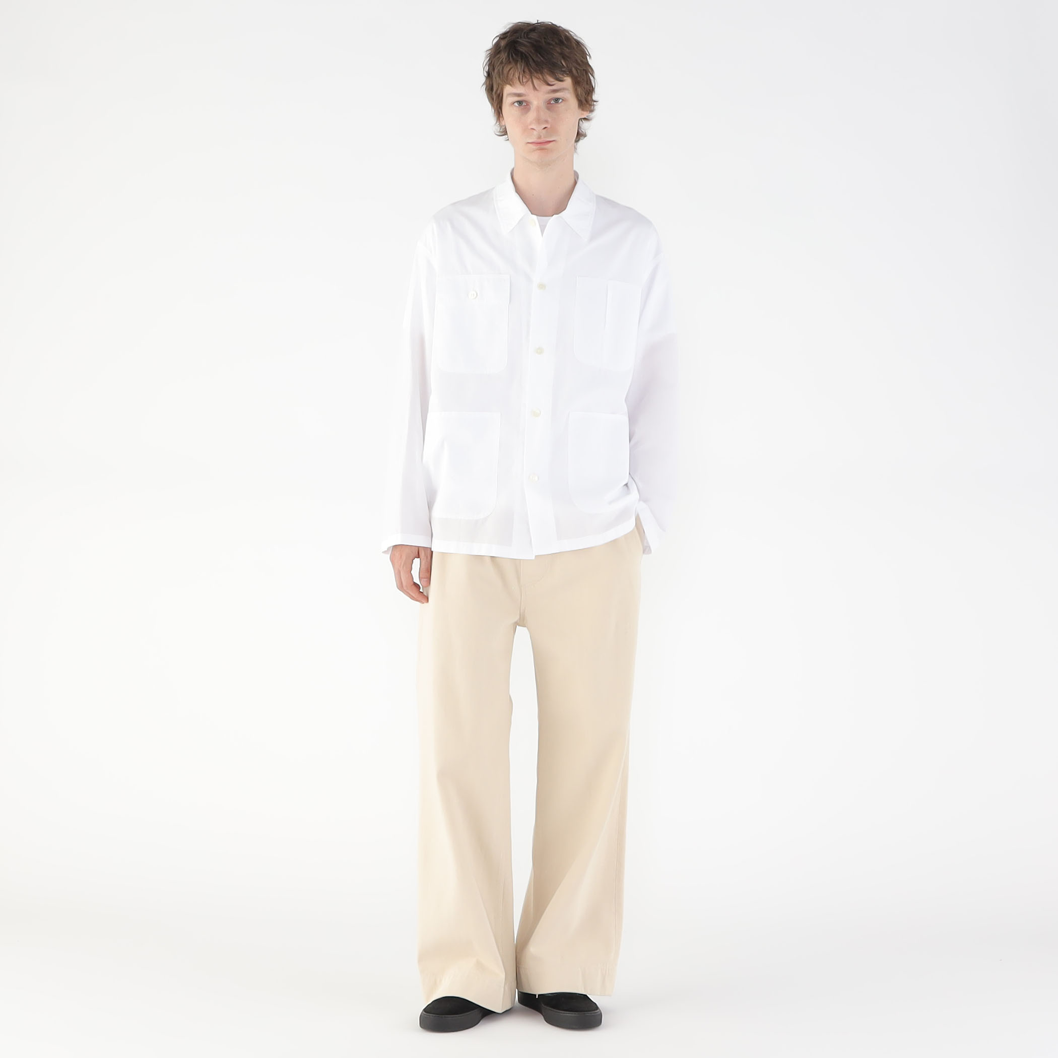 【定価3.7万/24ss】GALERIE VIE エアリーサッカー ジャケット □エアリーサッカー ワイドジャケット｜トゥモローランド 公式通販