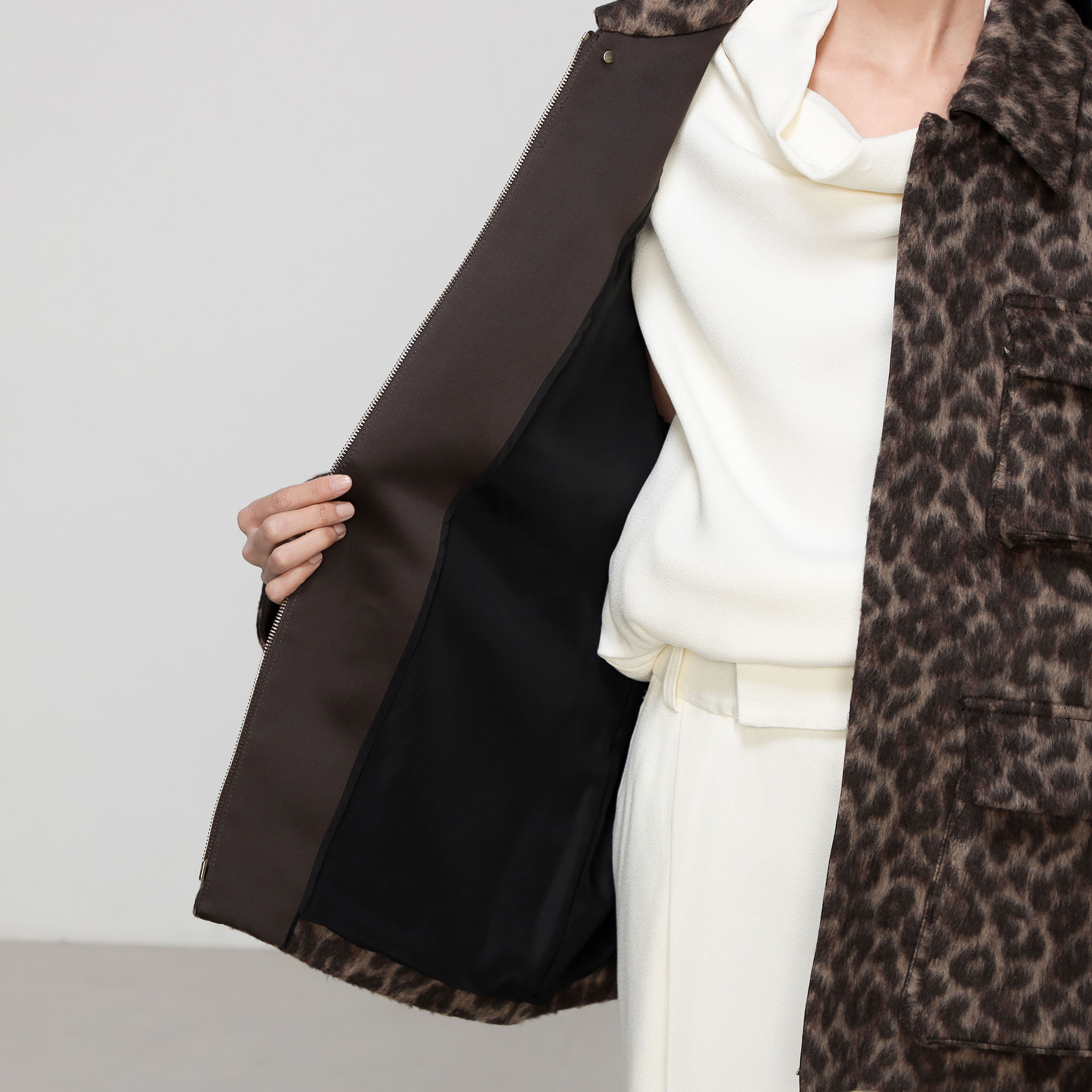 レオパードジャカード 4ポケットブルゾン｜トゥモローランド 公式通販