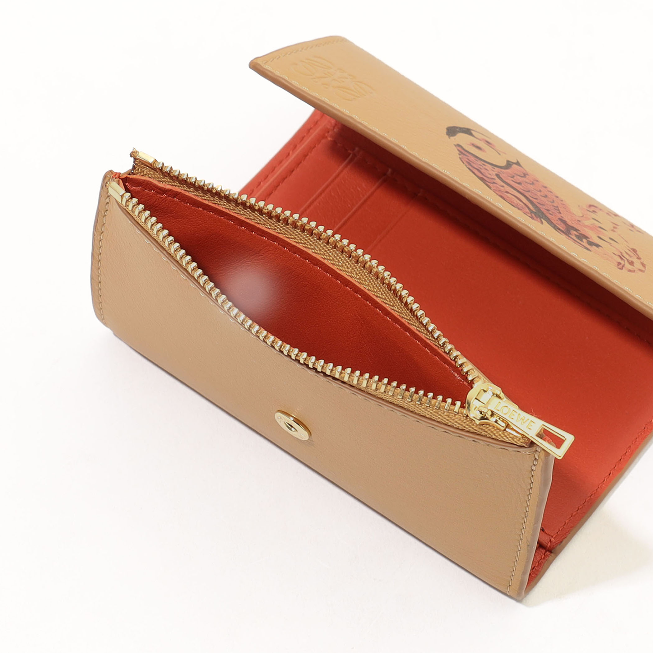 LOEWE オウル バーティカル ウォレット スモール｜トゥモローランド 