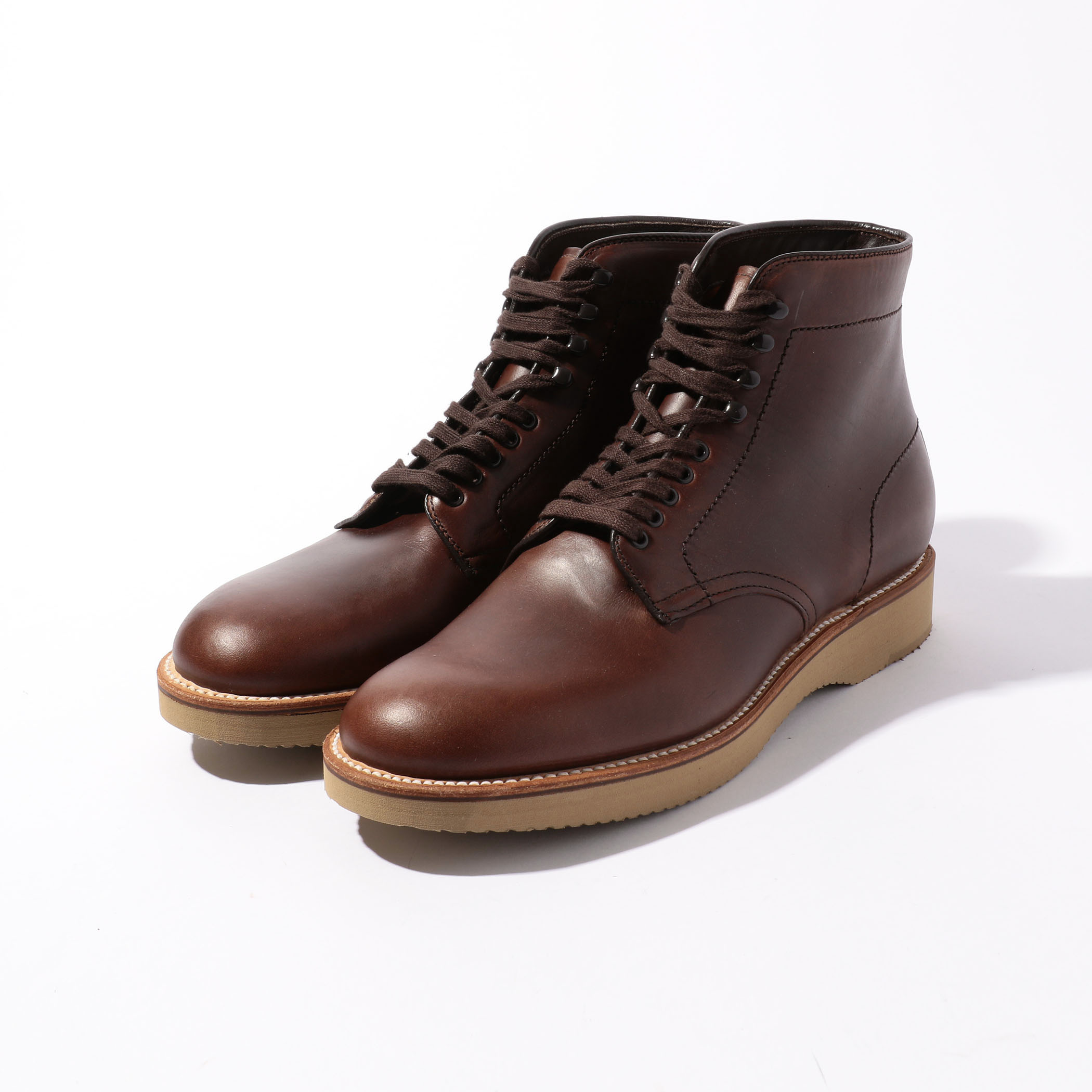 [Alden] 別注 モディファイド クロムエクセル プレーントゥ ALDEN クロムエクセル プレーントゥ レザーブーツ